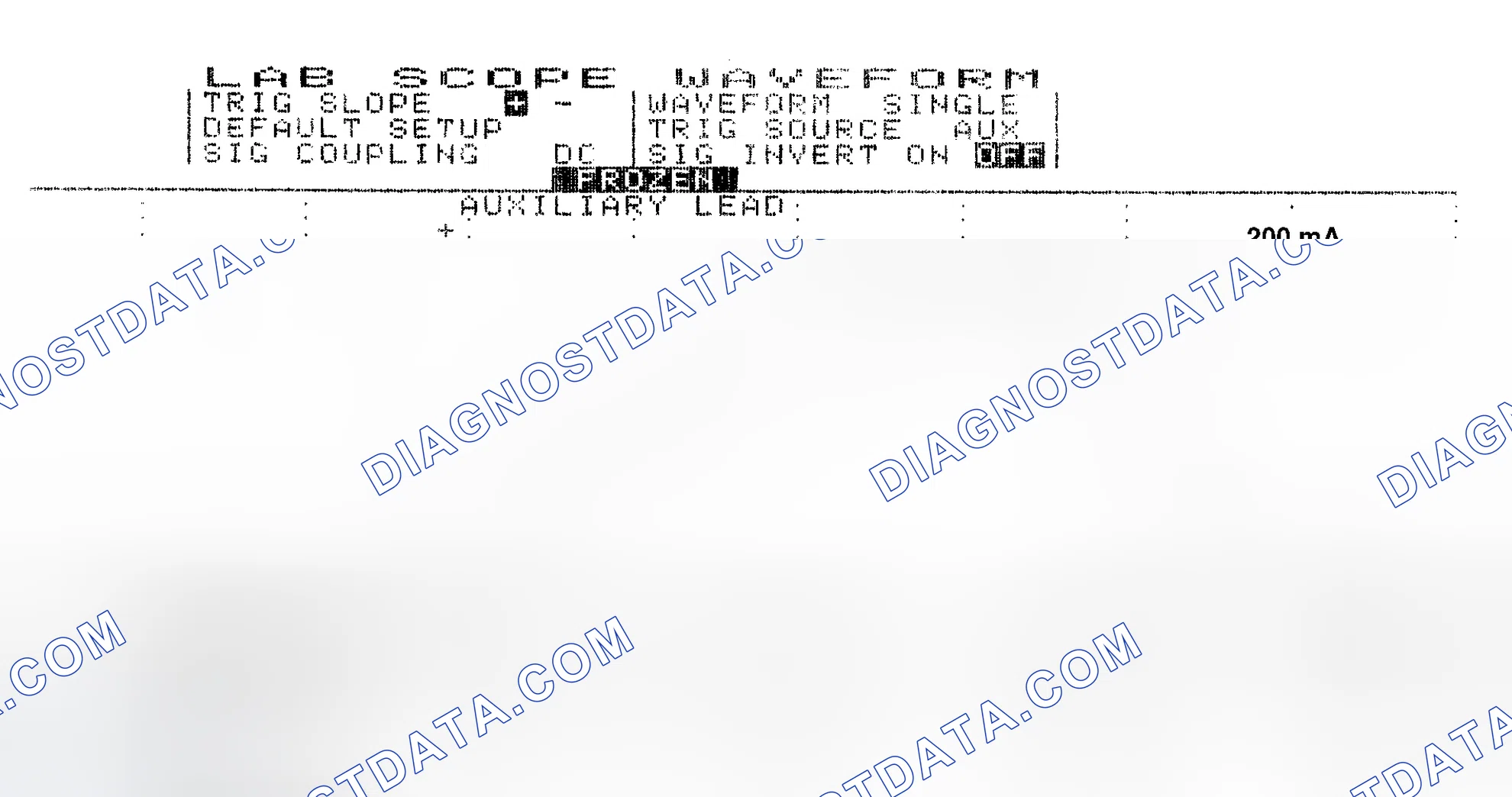 Scheme 13: Single Injector w/Normal Current Flow - Current Pattern