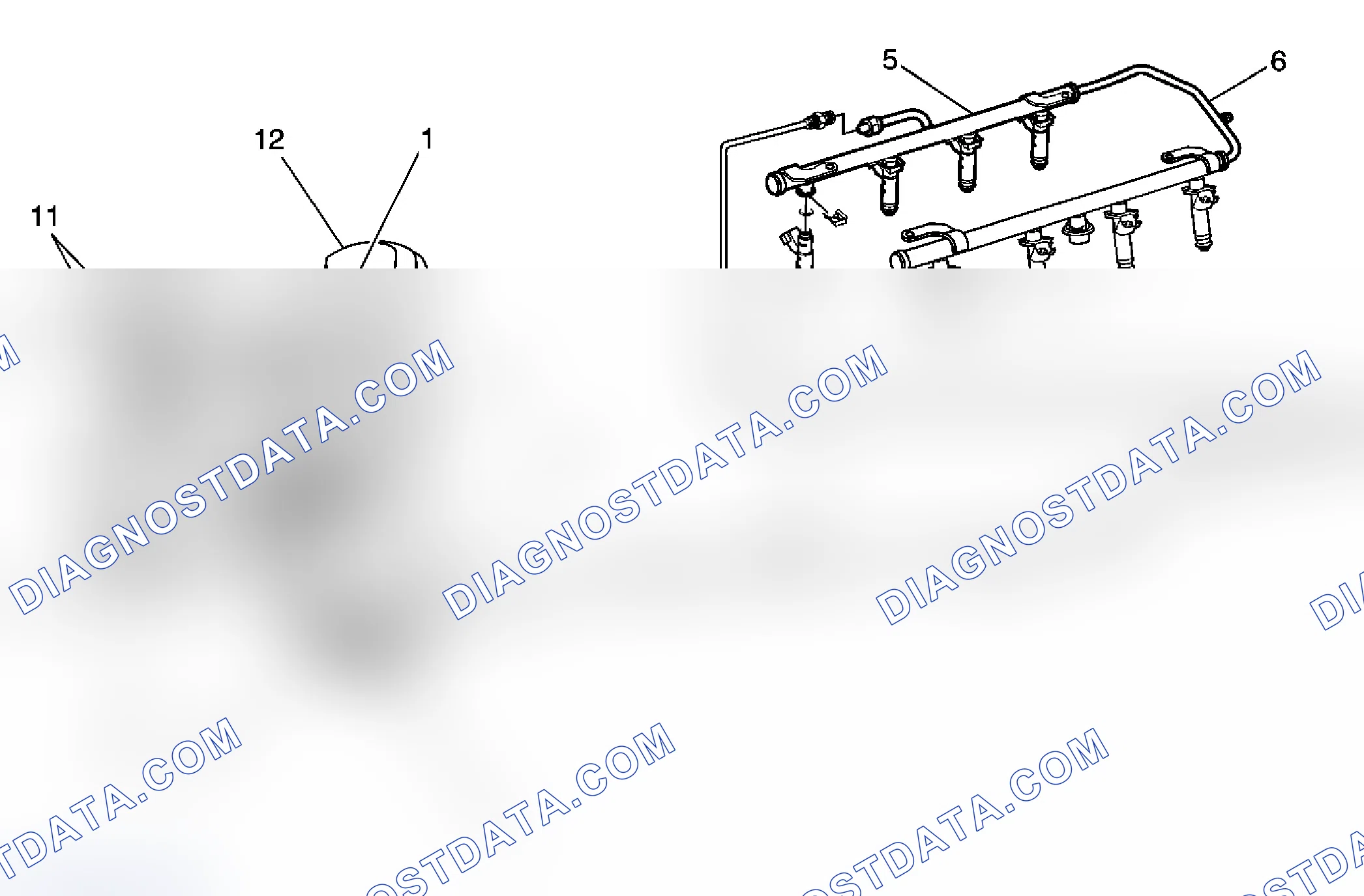 Scheme 58: Fuel Hose/Pipes Routing Diagram