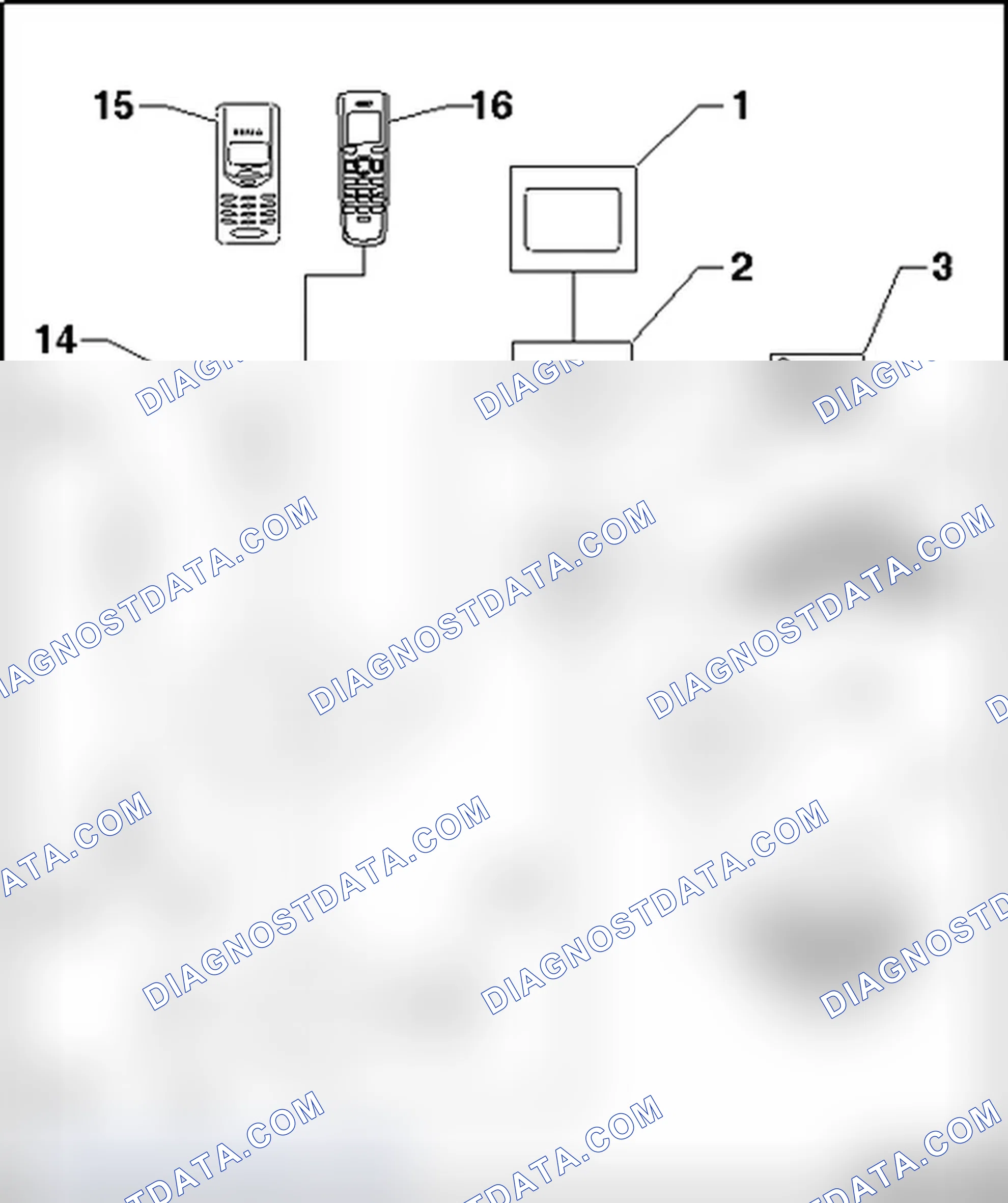 Scheme 94: Bluetooth car phone, layout