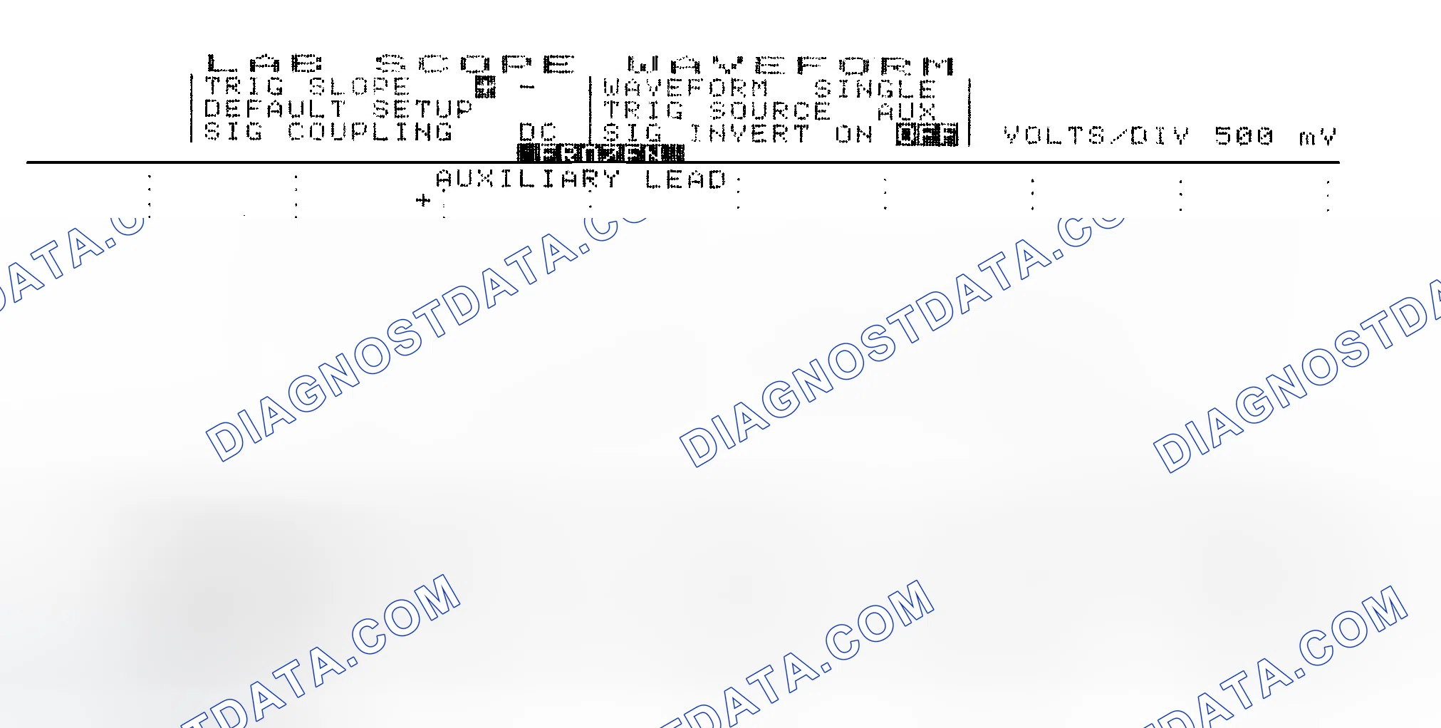 Scheme 14: Single Injector w/Excessive Current Flow - Current Pattern