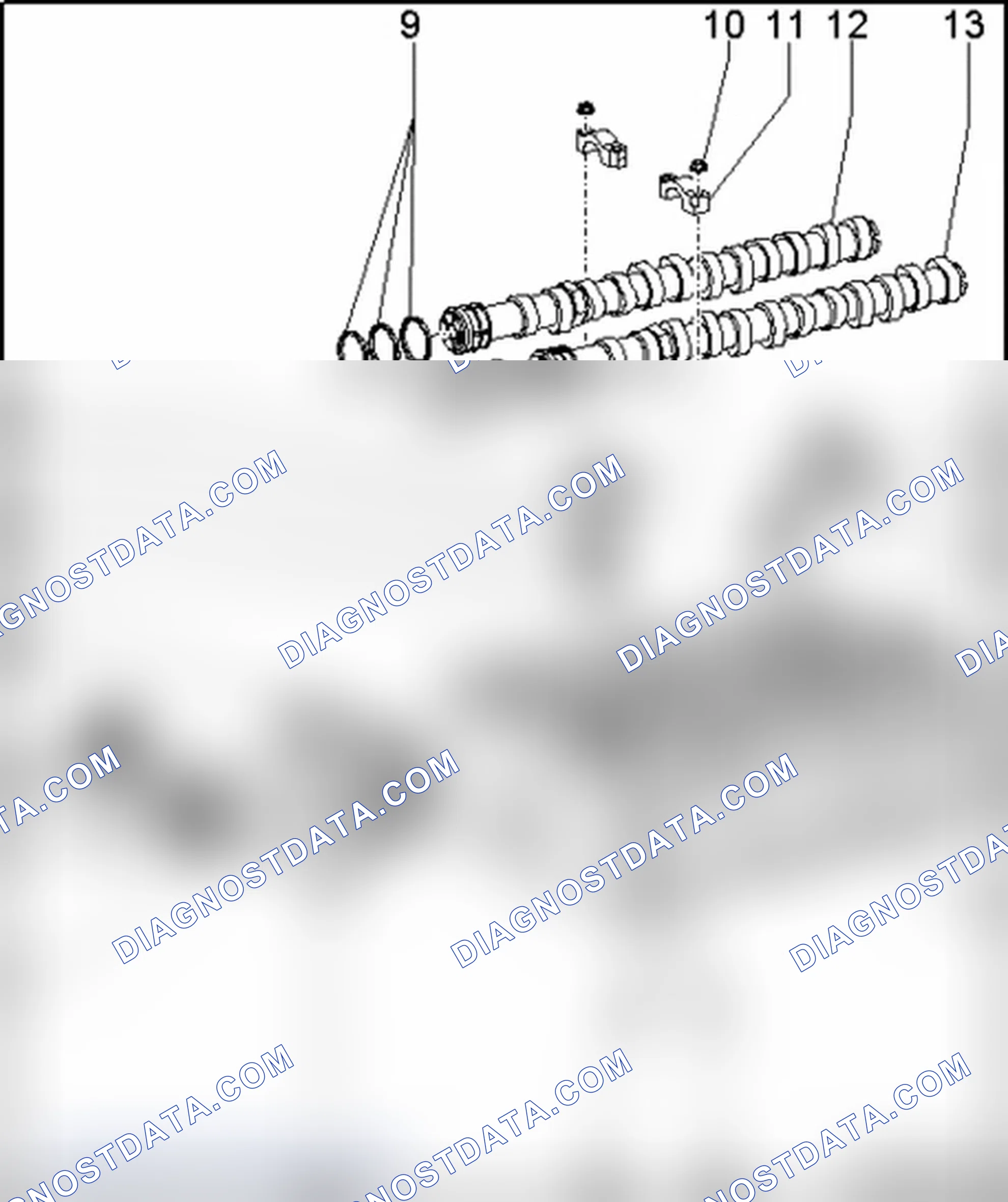 Scheme 261: Valve gear, component overview