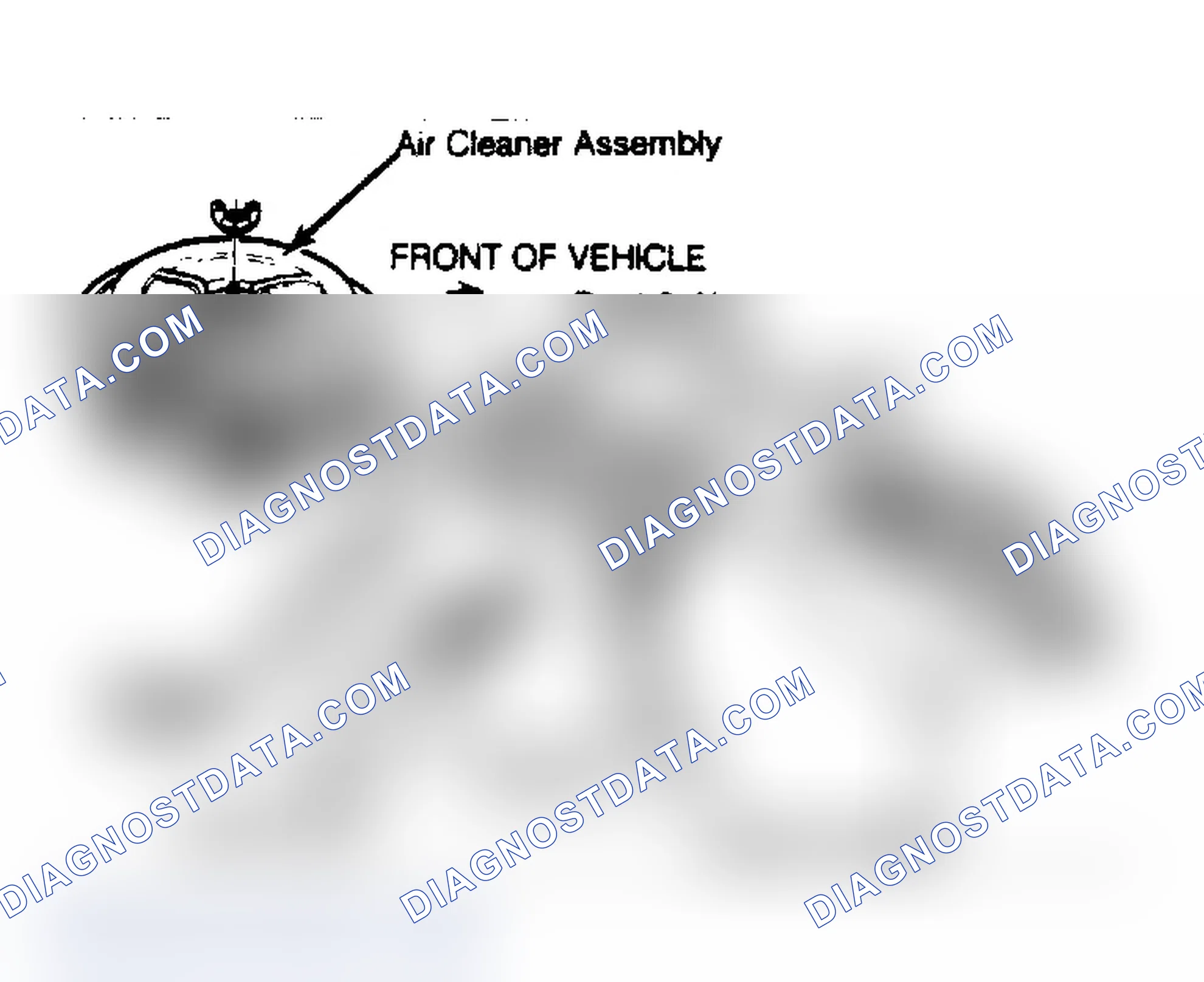 Scheme 94: Exploded View of Thermostatic Air Cleaner Assembly