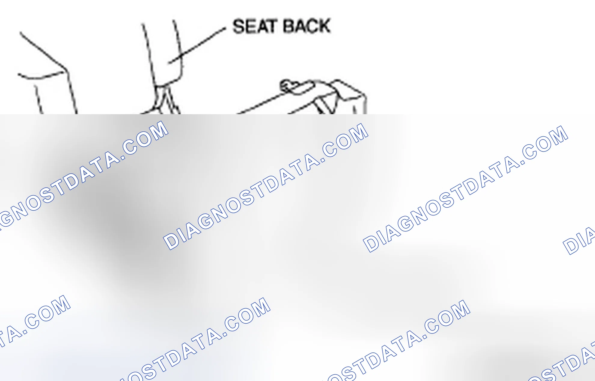 Scheme 16: Recliner Lever Removal Note