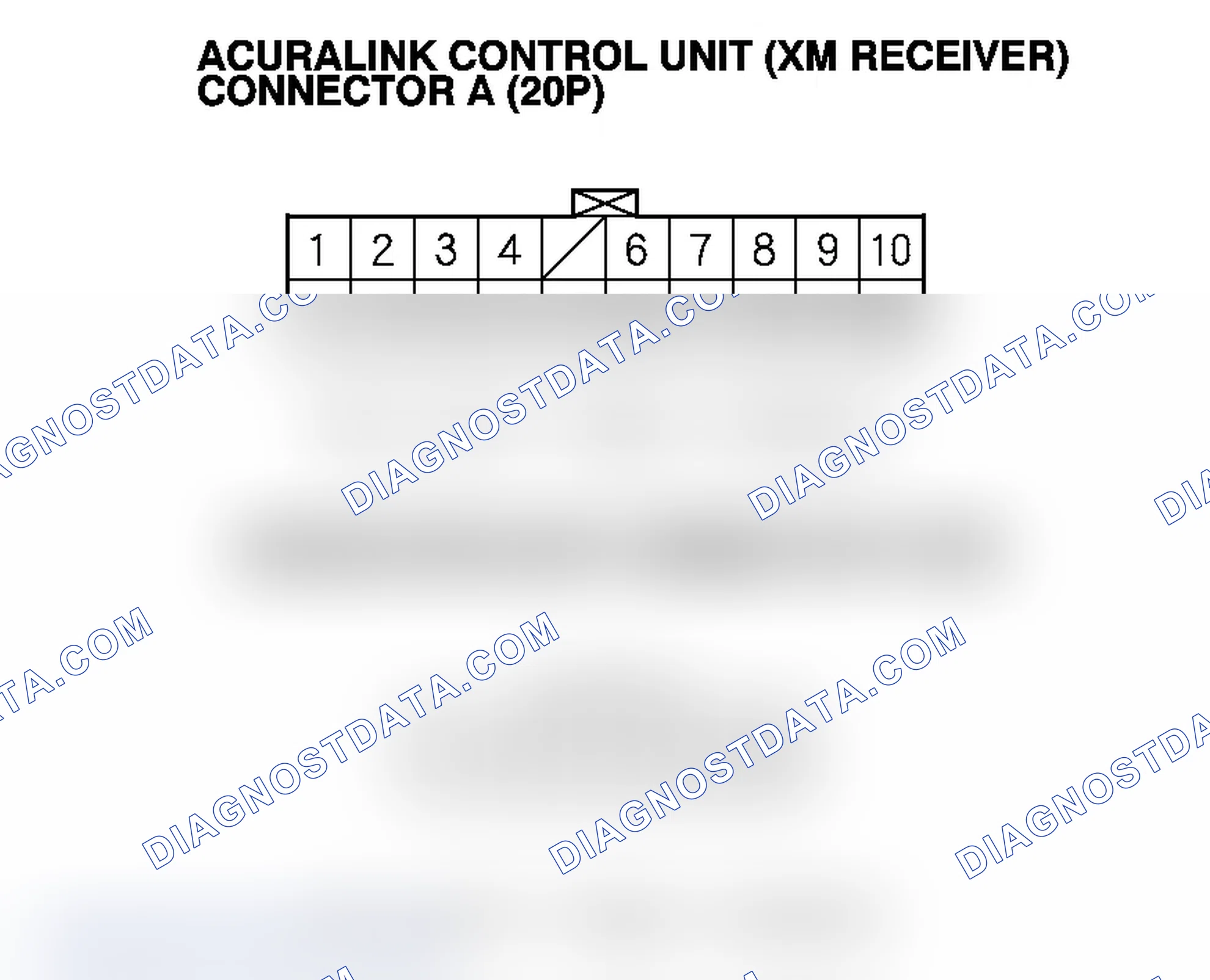Scheme 19: DTC B2207: Navigation Unit Lost Communication with AcuraLink Control Unit (XM Receiver)