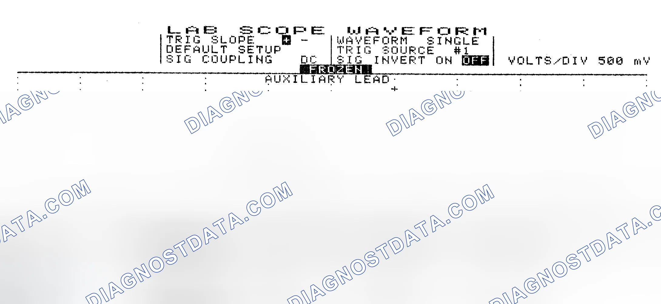 Scheme 10: Single Injector w/Excessive Current Flow - Current Pattern