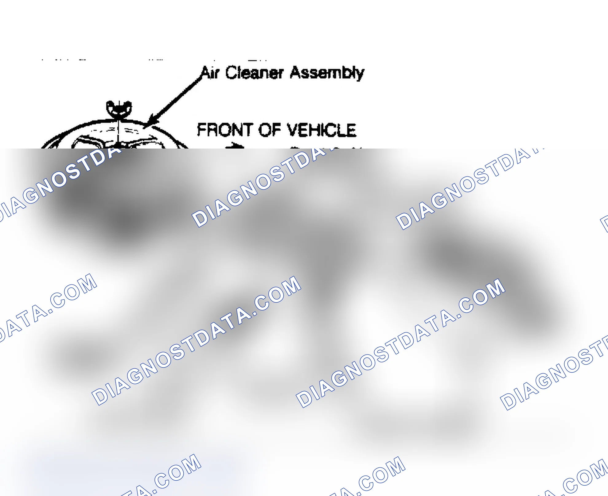 Scheme 52: Exploded View of Thermostatic Air Cleaner Assembly (Ford Shown; Others Similar