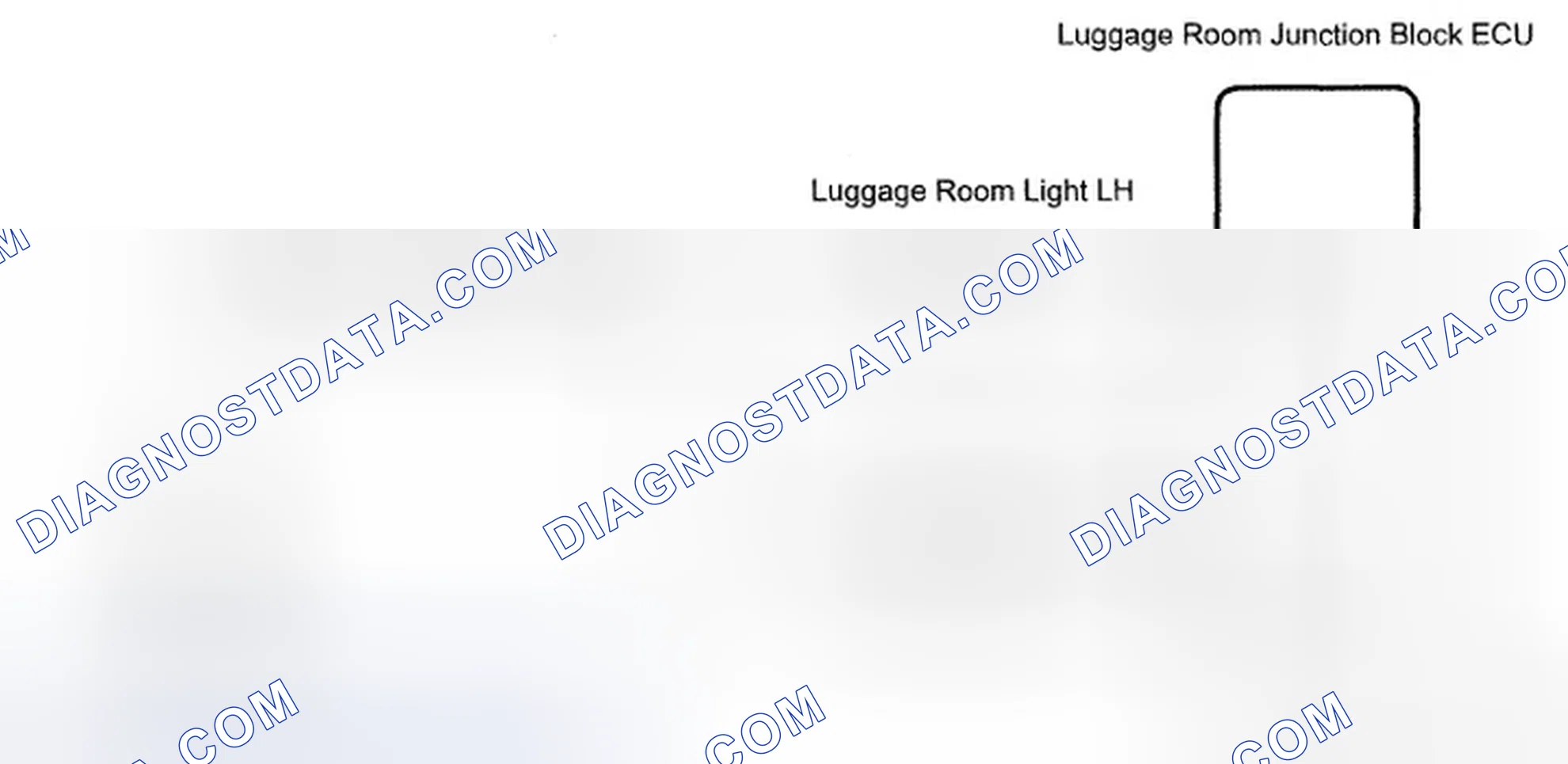 Scheme 87: Luggage Room Light - Wiring Diagram