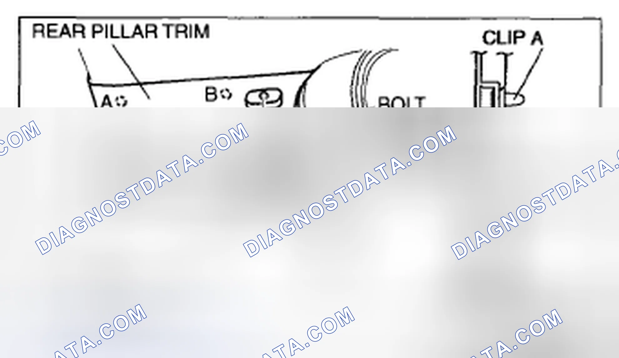 Scheme 68: REAR PILLAR TRIM REMOVAL/INSTALLATION