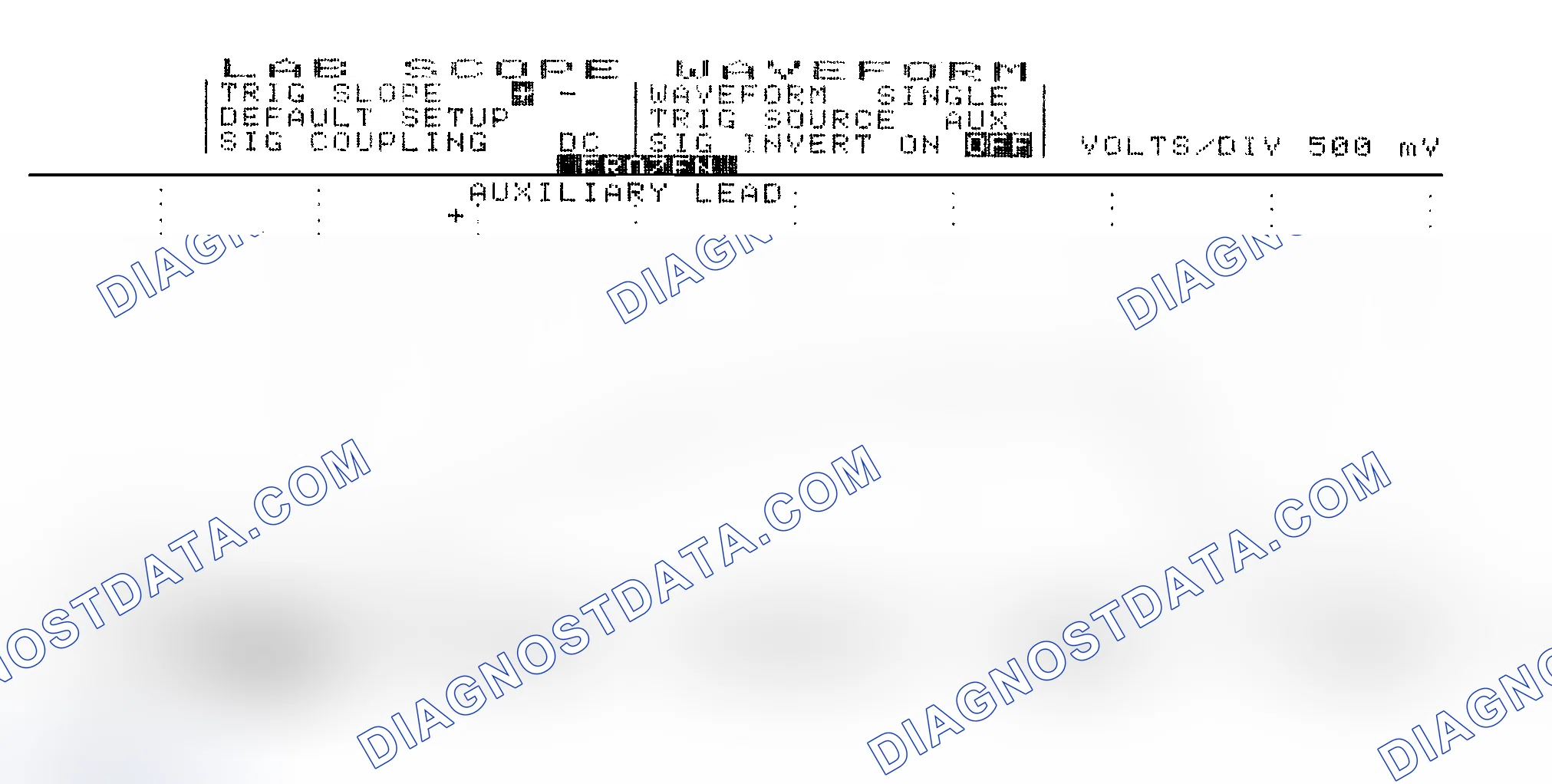 Scheme 14: Single Injector w/Excessive Current Flow - Current Pattern