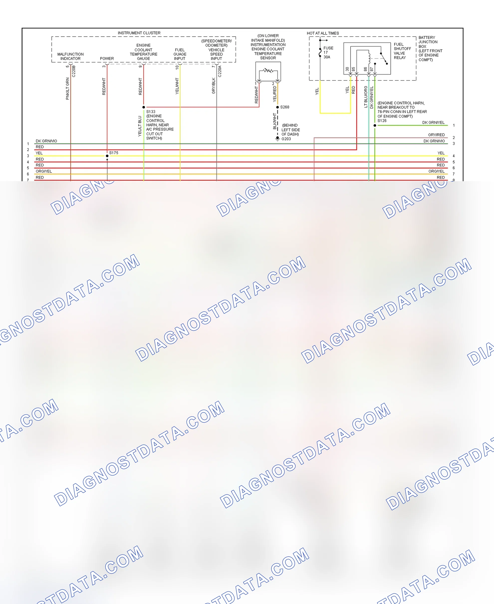 Scheme 37: PCM Wiring Diagram (Econoline - E250 & E350 Super Duty - 5.4L CNG - 2 Of 5)