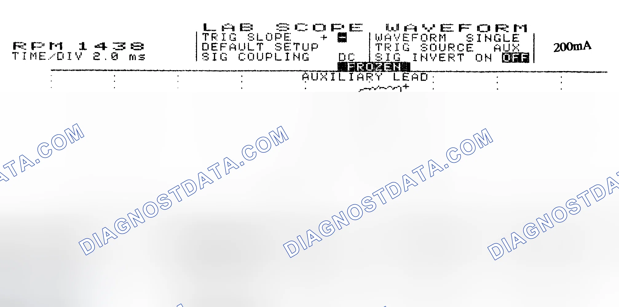 Scheme 15: Single Injector w/Normal Current Flow - Current Pattern