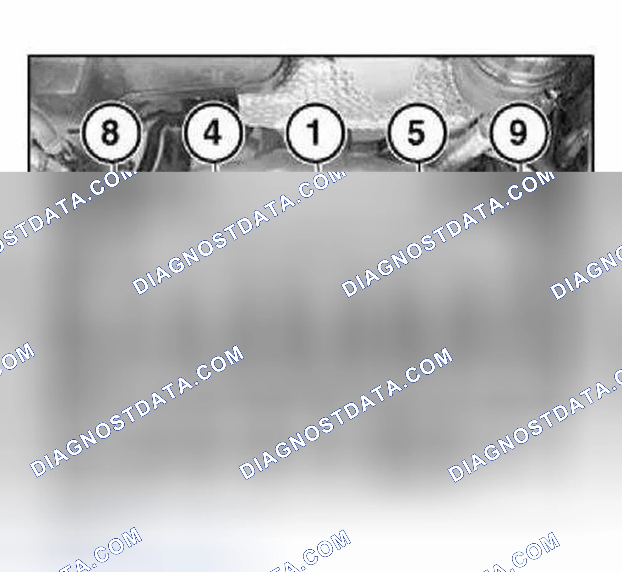 Scheme 412: 11 33 020 Removing and installing or replacing rocker arm shaft