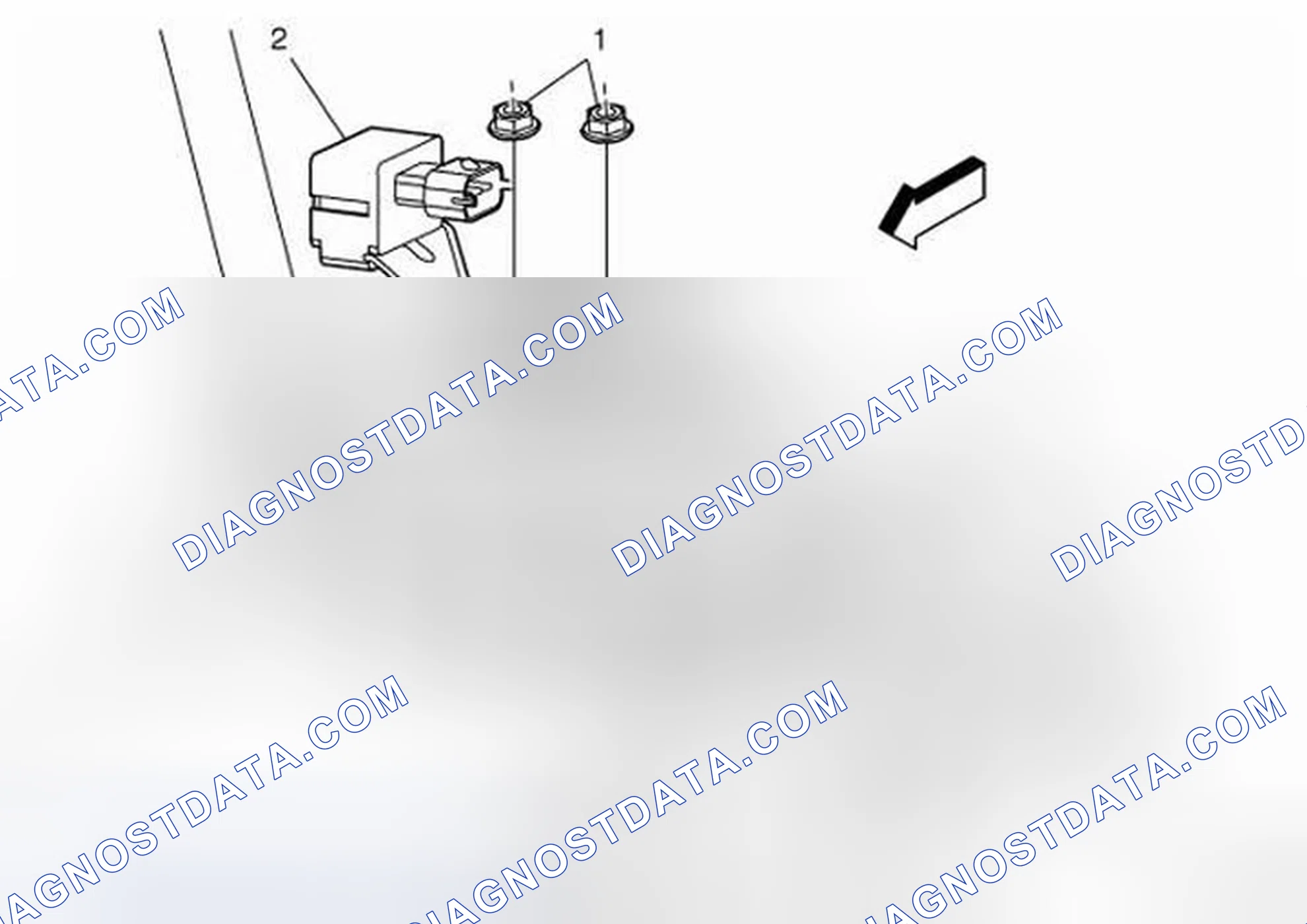 Scheme 2: Electronic Suspension Front Vertical Accelerometer Replacement - Upper