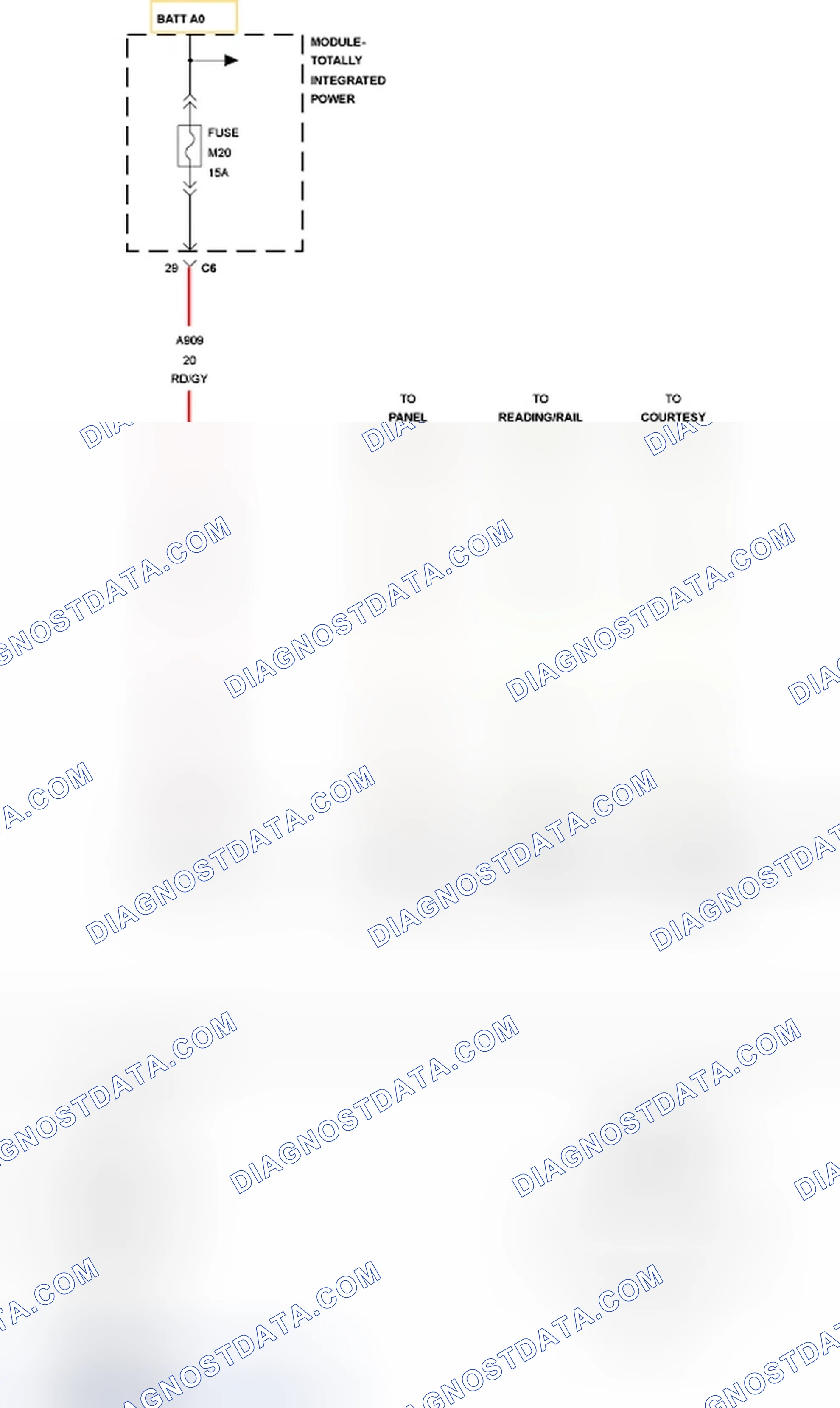Scheme 18: DIAGNOSIS AND TESTING - INTERIOR LIGHTING INOPERATIVE