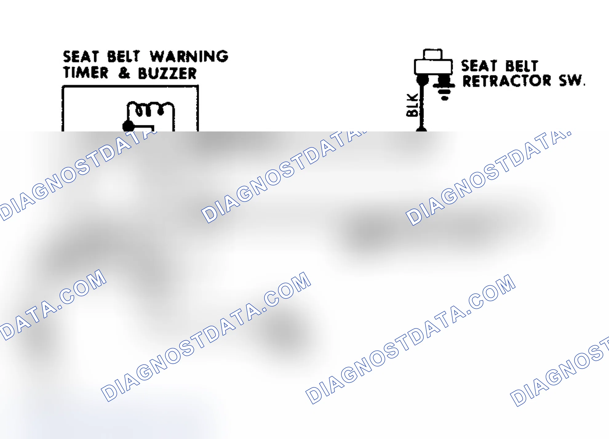 Scheme 1: General Motors Seat Belt Warning System Wiring Diagram