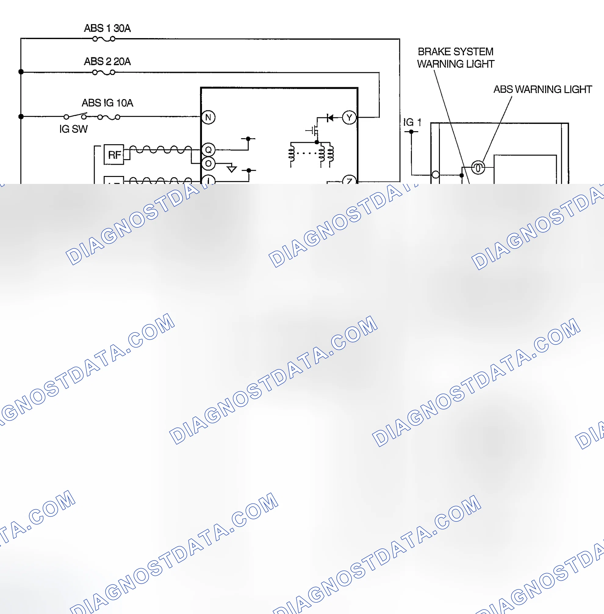 Scheme 46: ABS SYSTEM WIRING DIAGRAM