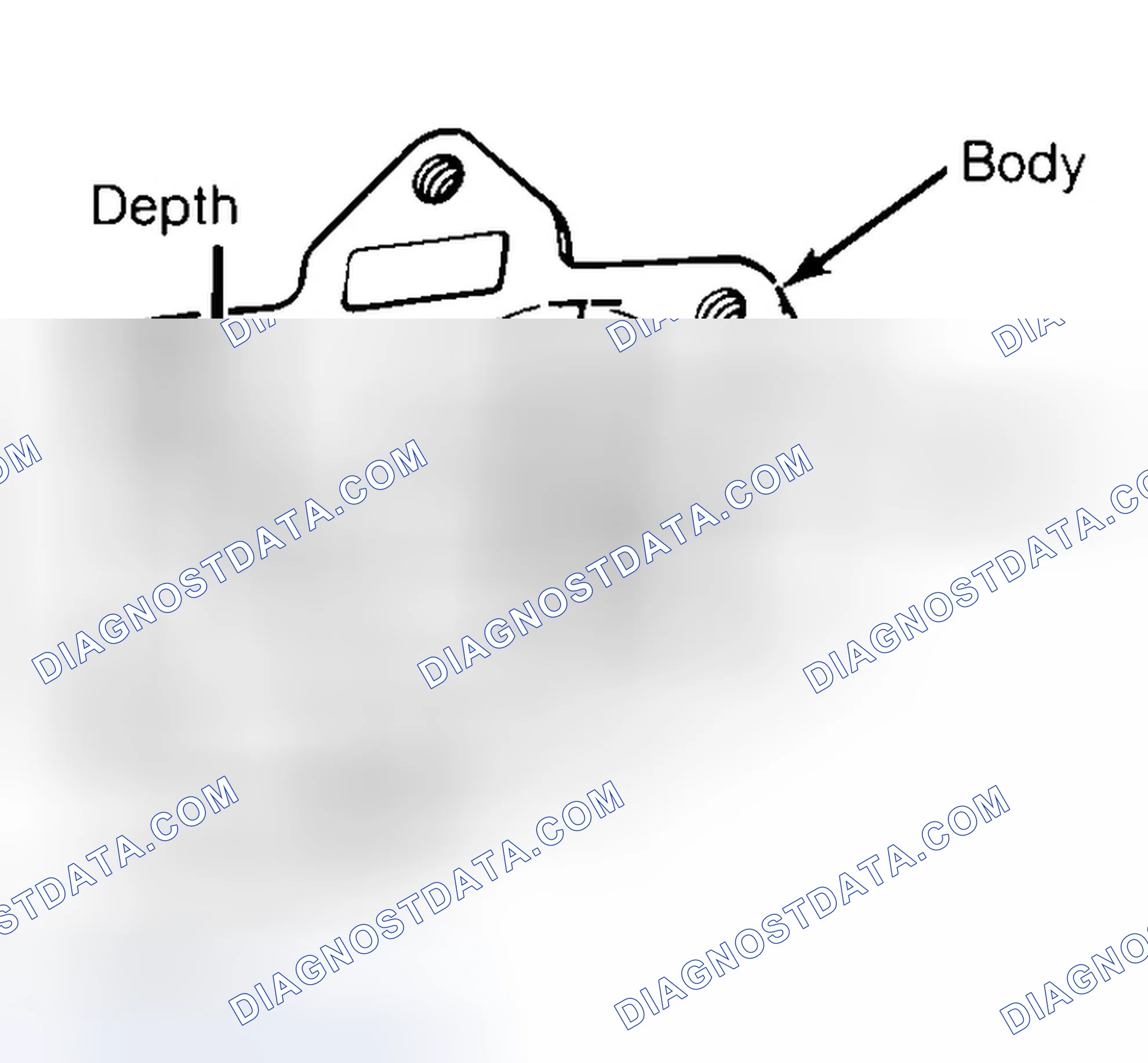 Scheme 35: Measuring Oil Pump Gear Cavity