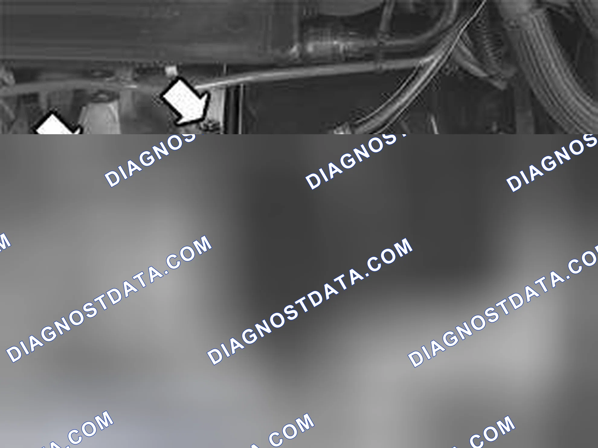 Scheme 1181: Removing the oil pipe from the transmission