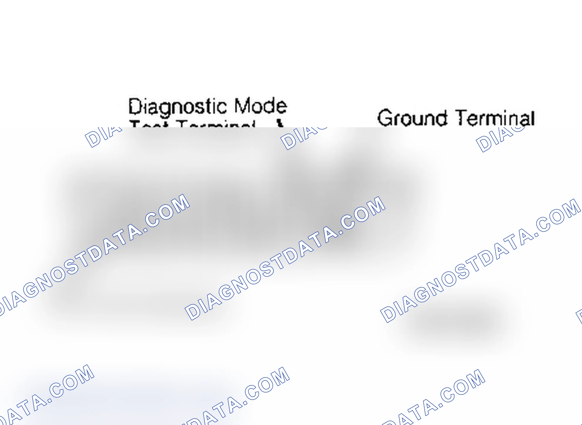 Scheme 2: ENTERING DIAGNOSTIC MODE
