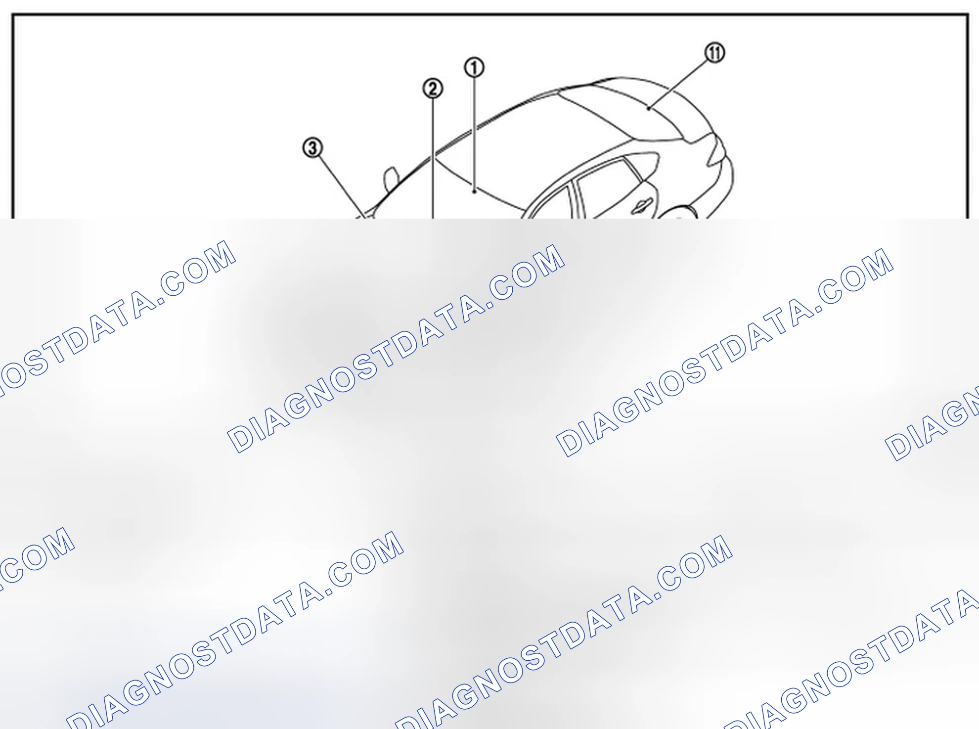 Scheme 118: LANE DEPARTURE PREVENTION (LDP) SYSTEM: Component Parts Location