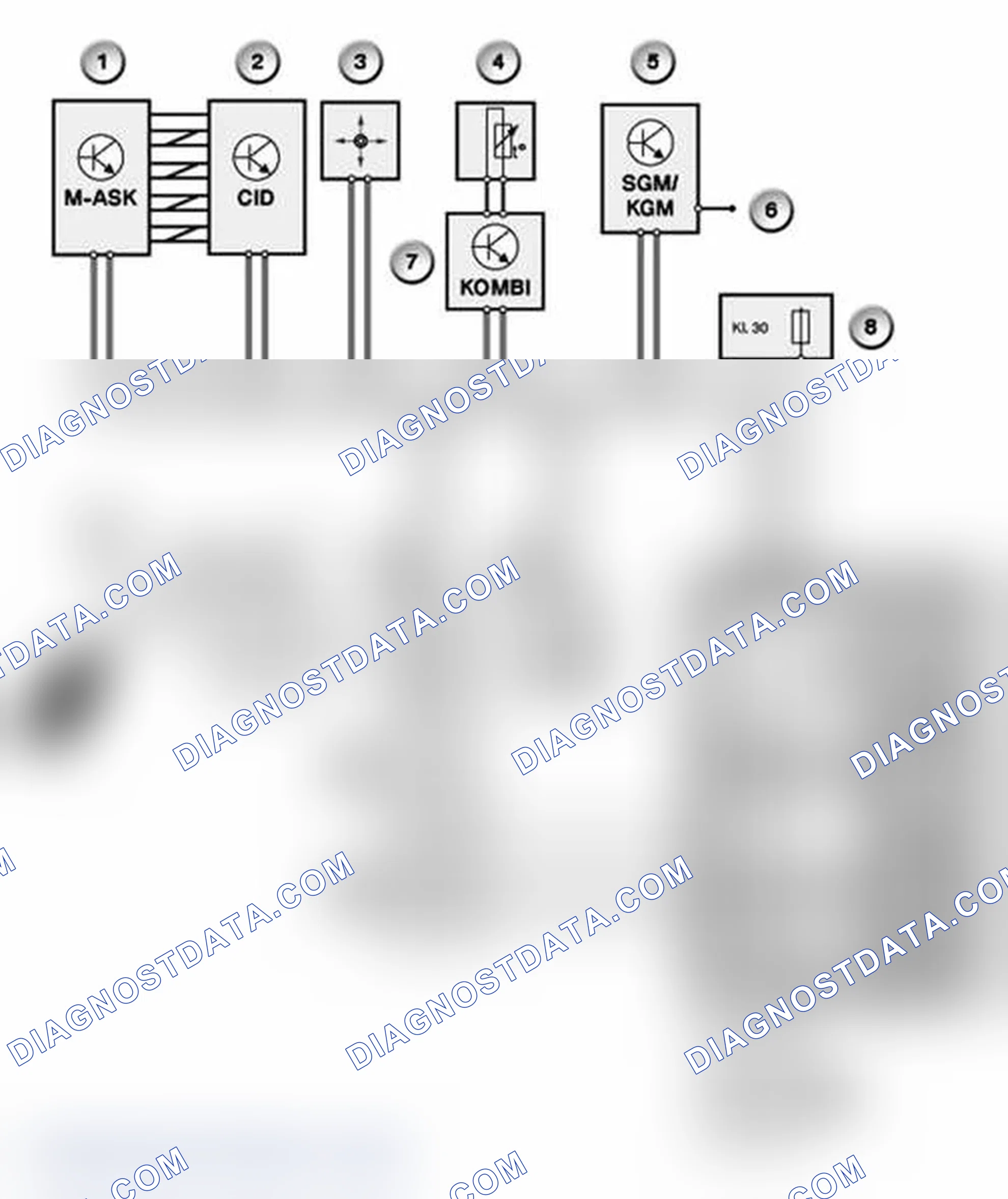 Scheme 128: System Circuit Diagram, Independent Heater