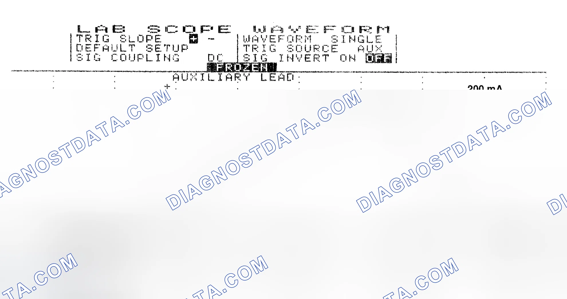 Scheme 13: Single Injector w/Normal Current Flow - Current Pattern