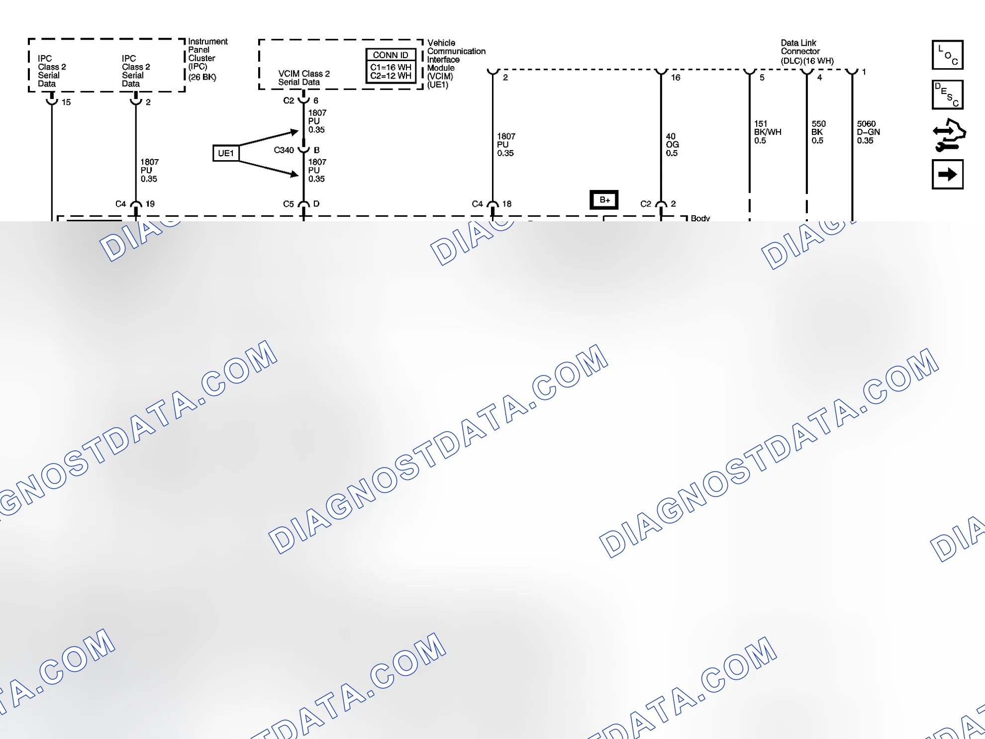 Scheme 6: Data Link Connector (DLC) Schematics