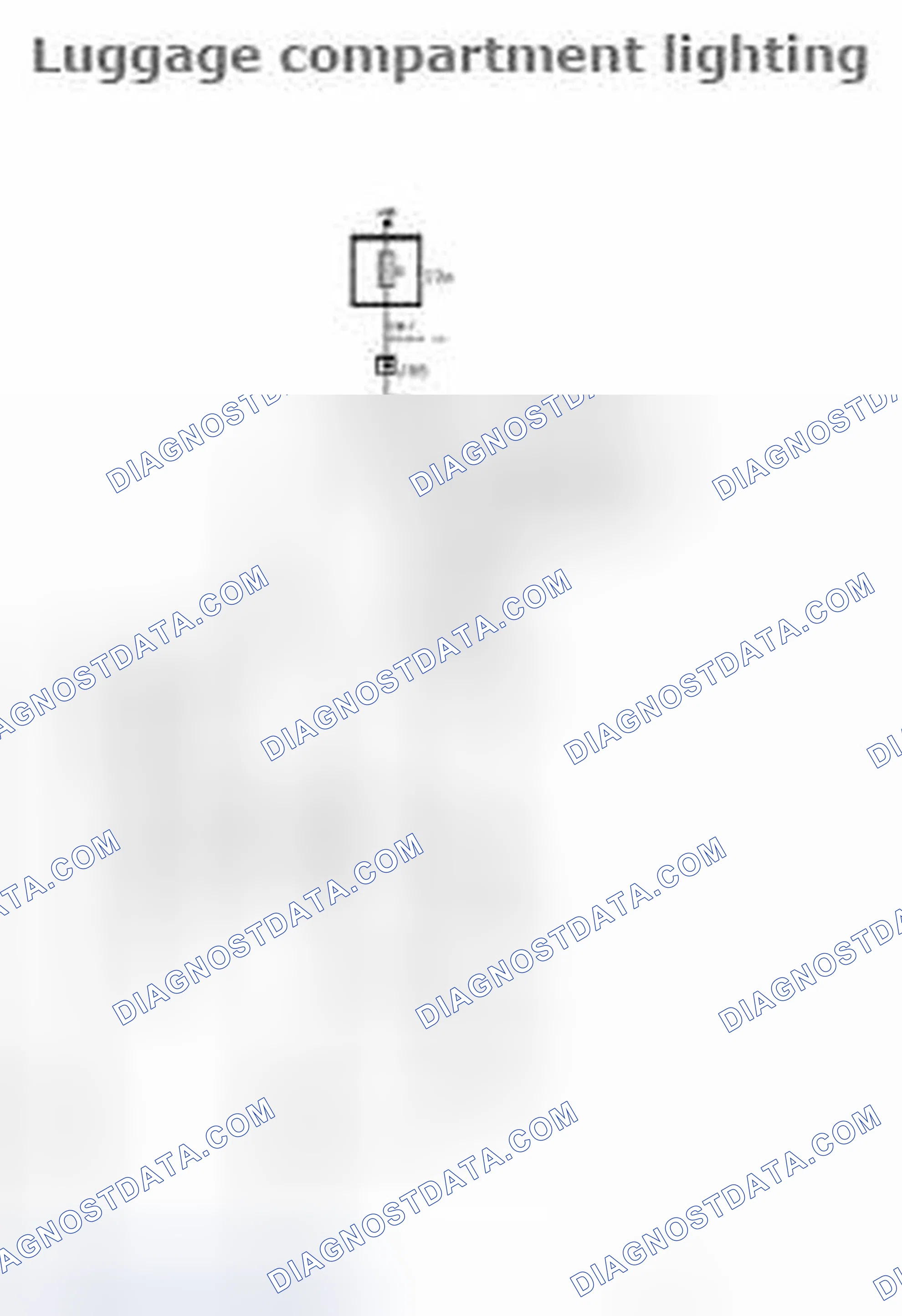 Scheme 677: Luggage compartment lighting