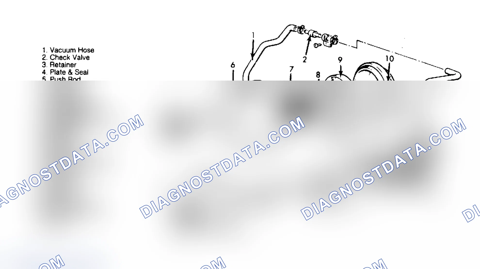 Scheme 10: Exploded View of Power Brake Unit