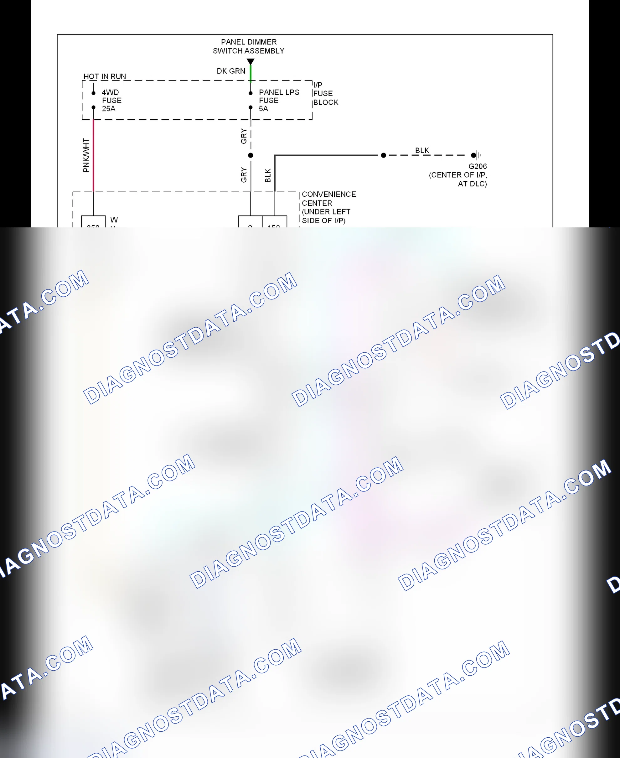 Scheme 10: Transfer Case Circuit (1994 K300)
