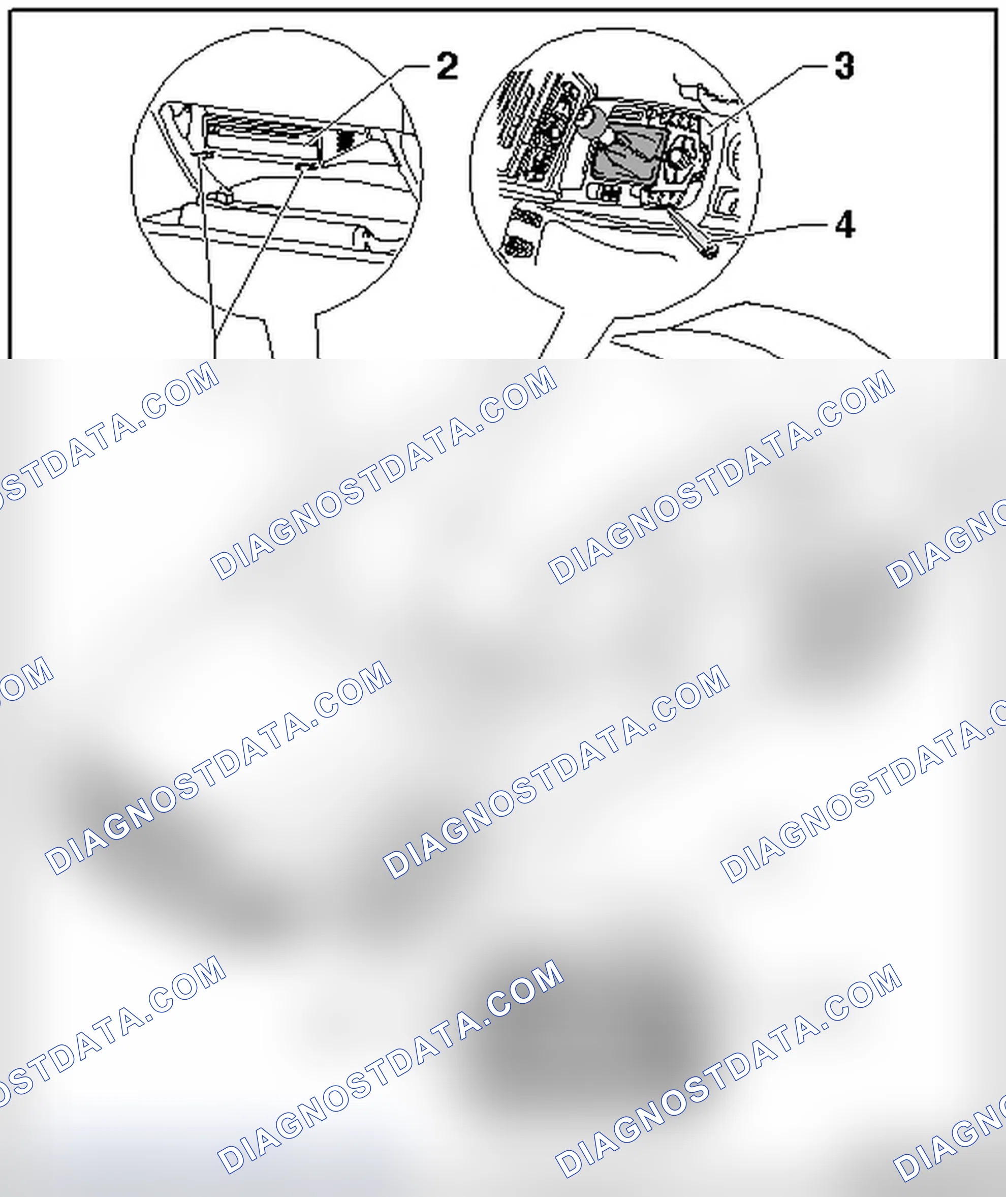 Scheme 211: MMI BASIC/BASIC PLUS NAVIGATION COMPONENT LOCATION OVERVIEW