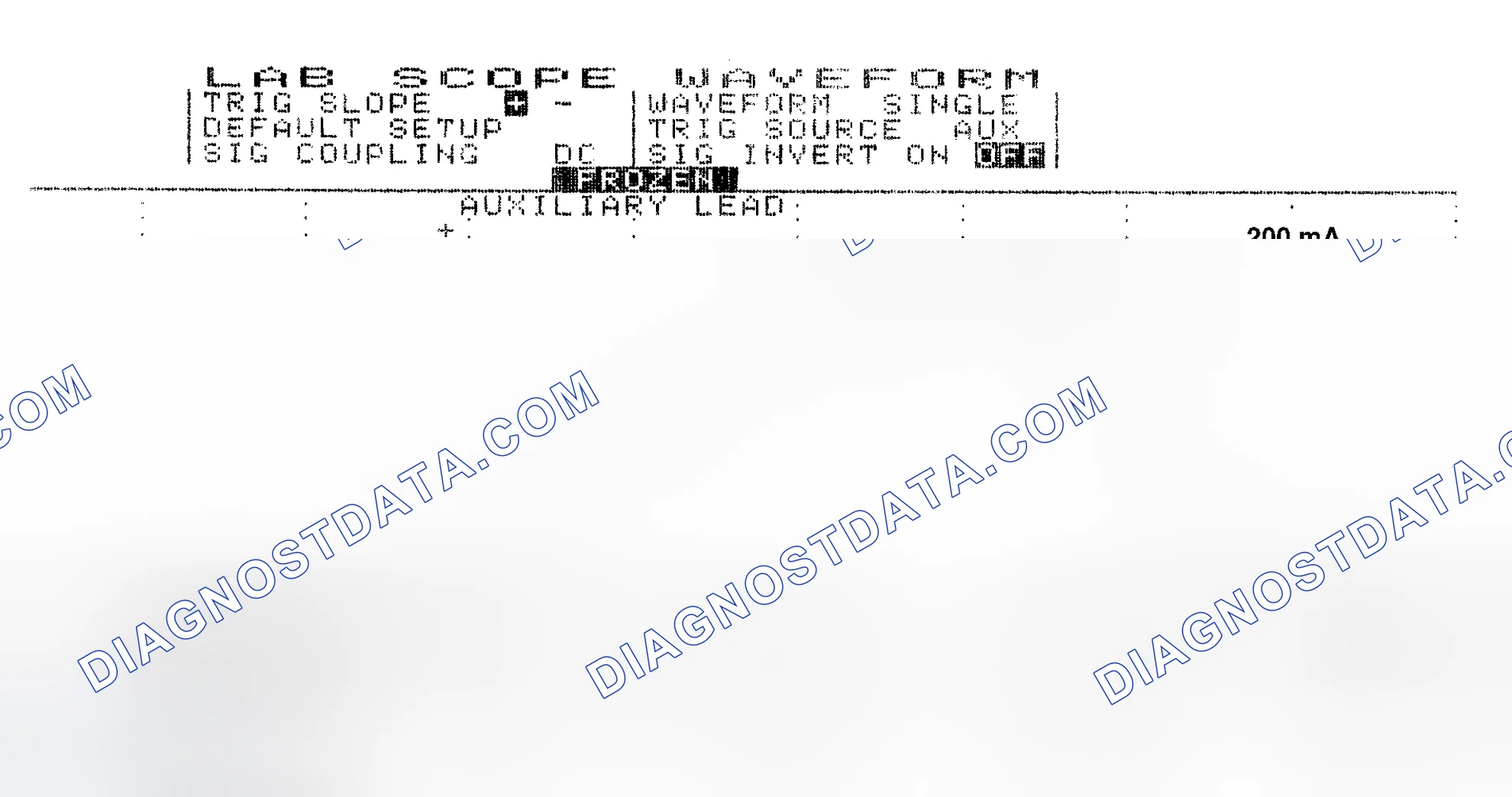 Scheme 13: Single Injector w/Normal Current Flow - Current Pattern