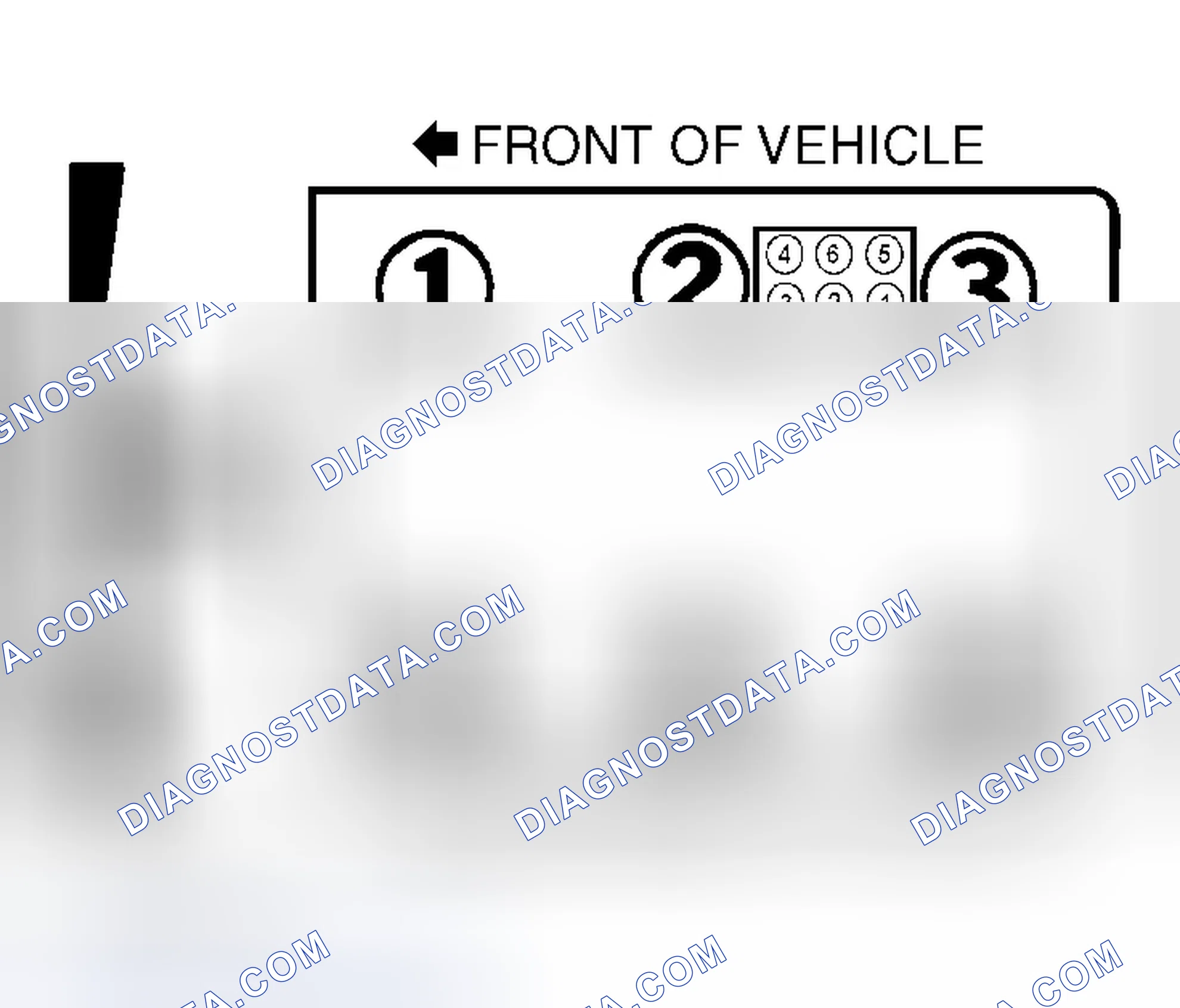 Scheme 3: Identifying Firing Order & Timing Marks (4.0L - VIN "X")