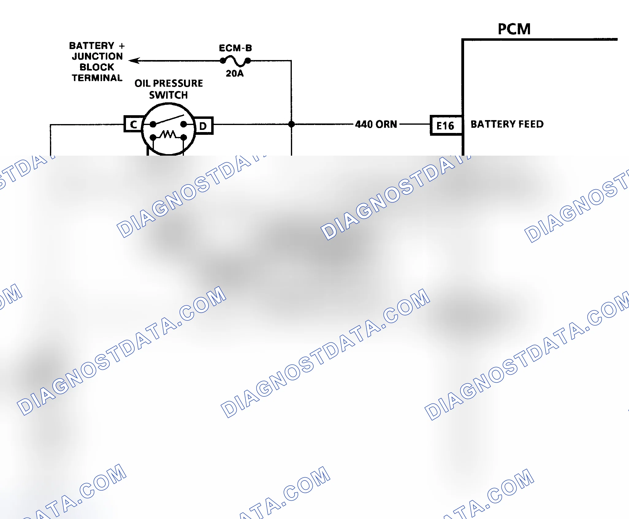 Scheme 59: Code 54 Schematic ("C" & "K" Series) Fuel Pump Circuit
