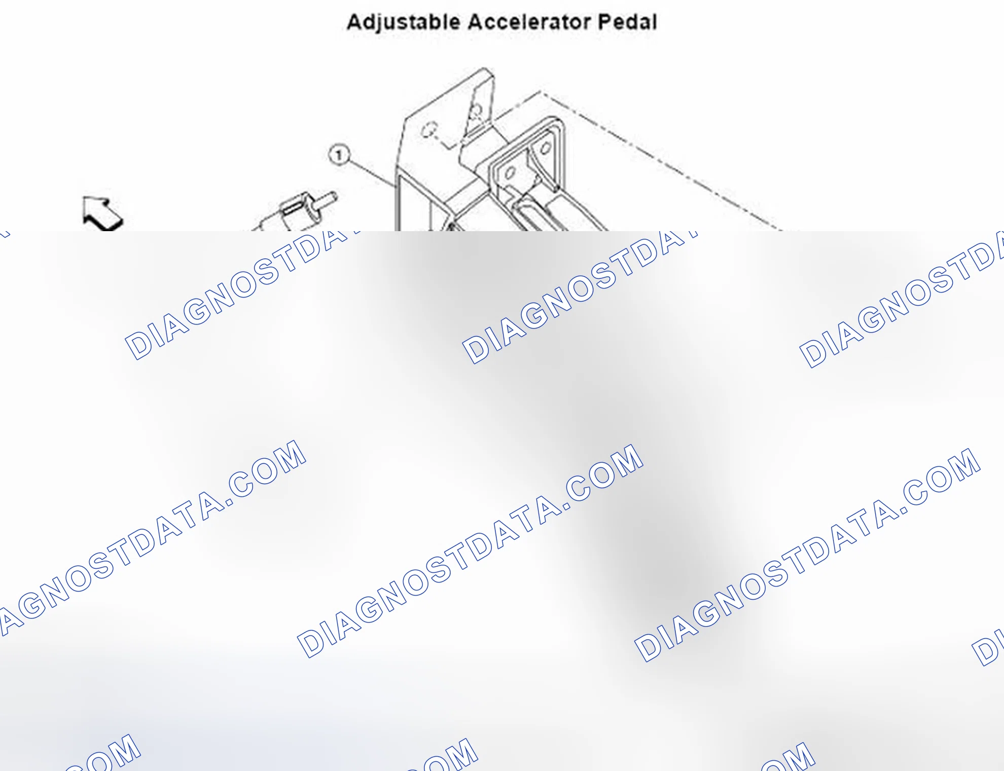 Scheme 2: Identifying Adjustable Accelerator Pedal Components And Torque Specification