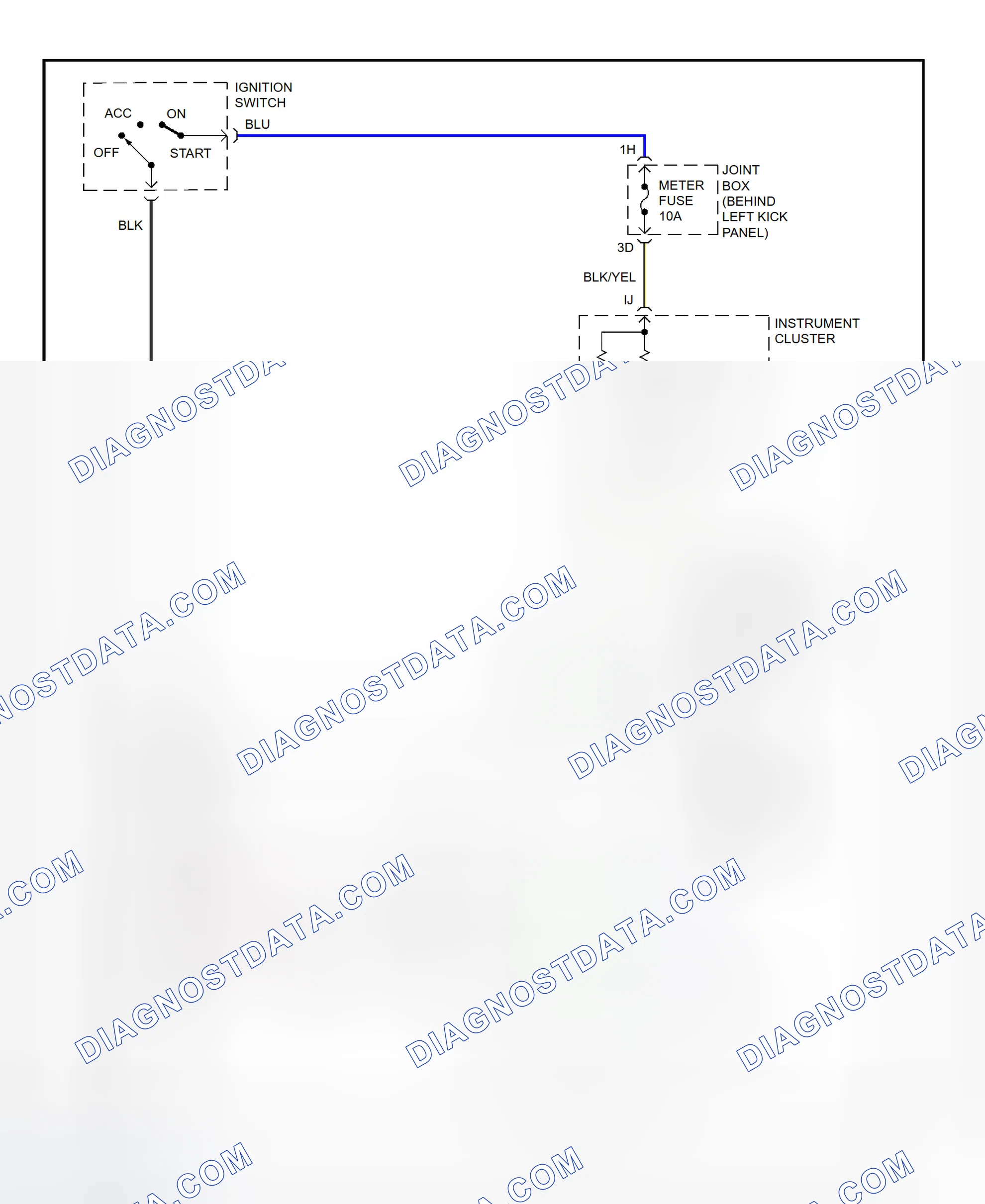 Scheme 4: Charging System Wiring Diagram (Protege)