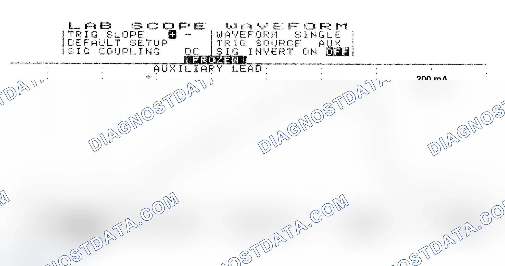 Scheme 13: Single Injector w/Normal Current Flow - Current Pattern