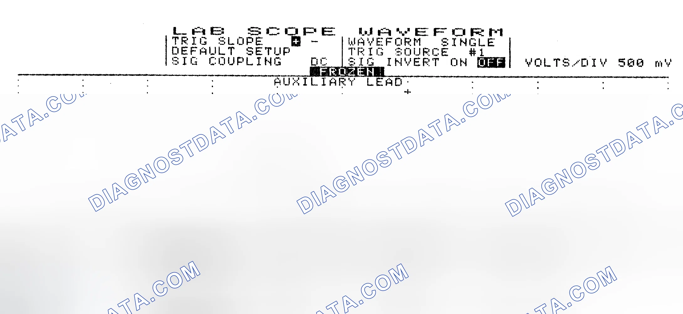 Scheme 10: Single Injector w/Excessive Current Flow - Current Pattern