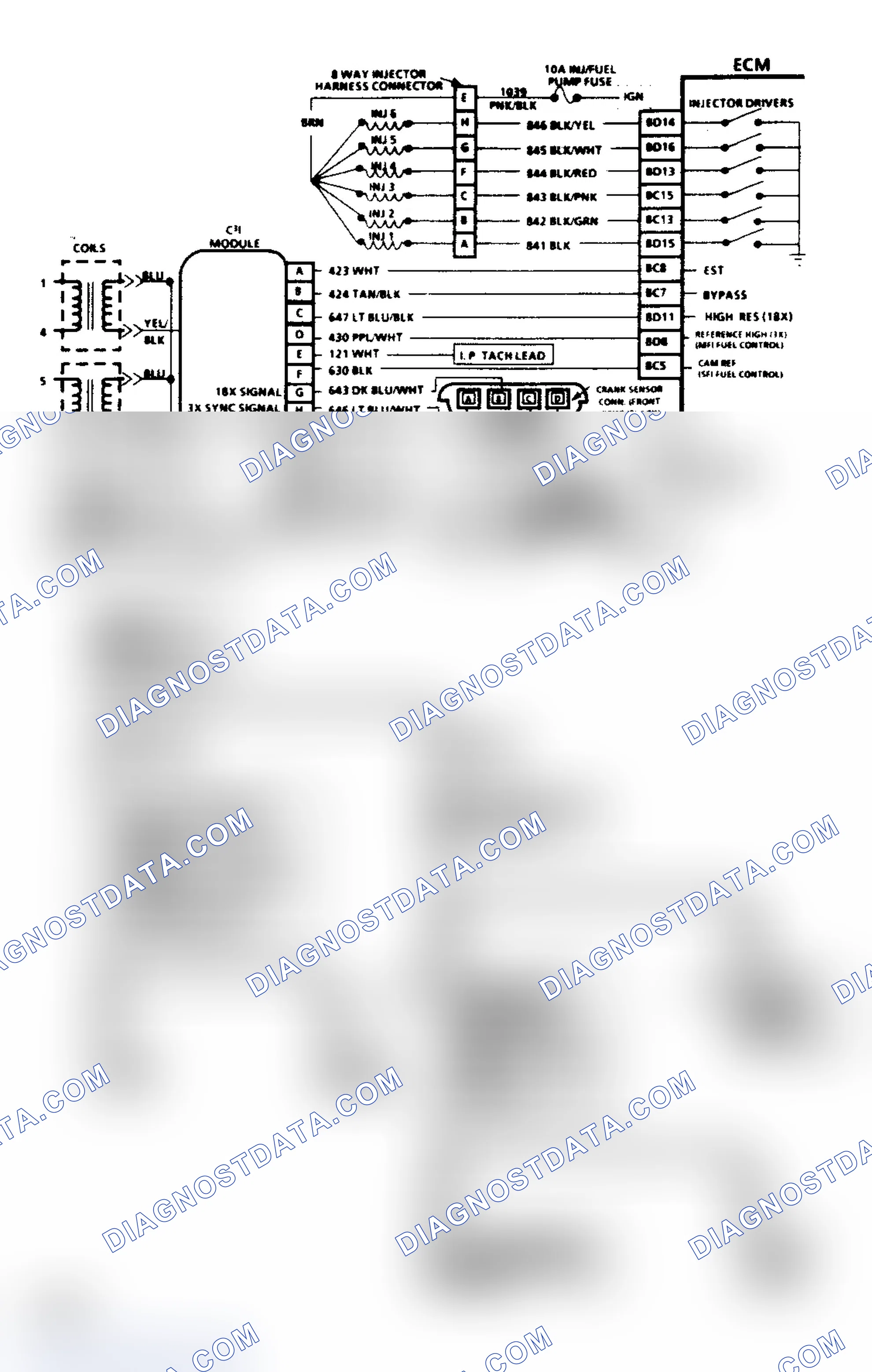 Scheme 517: Chart A3, Engine Cranks But Will Not Run (2 Of 4)