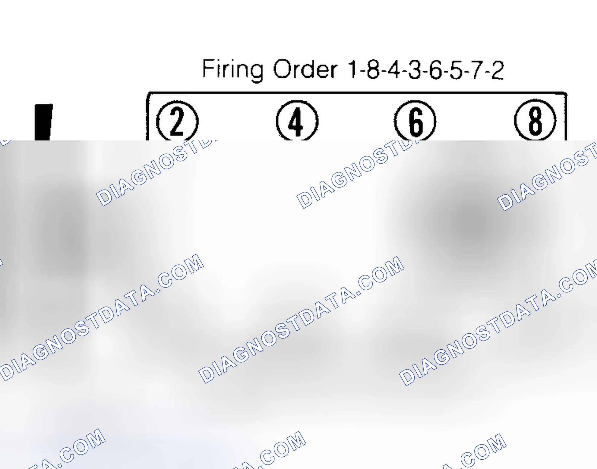 Scheme 2: Firing Order & Timing Marks (5.0L, 5.7L & 7.4L)