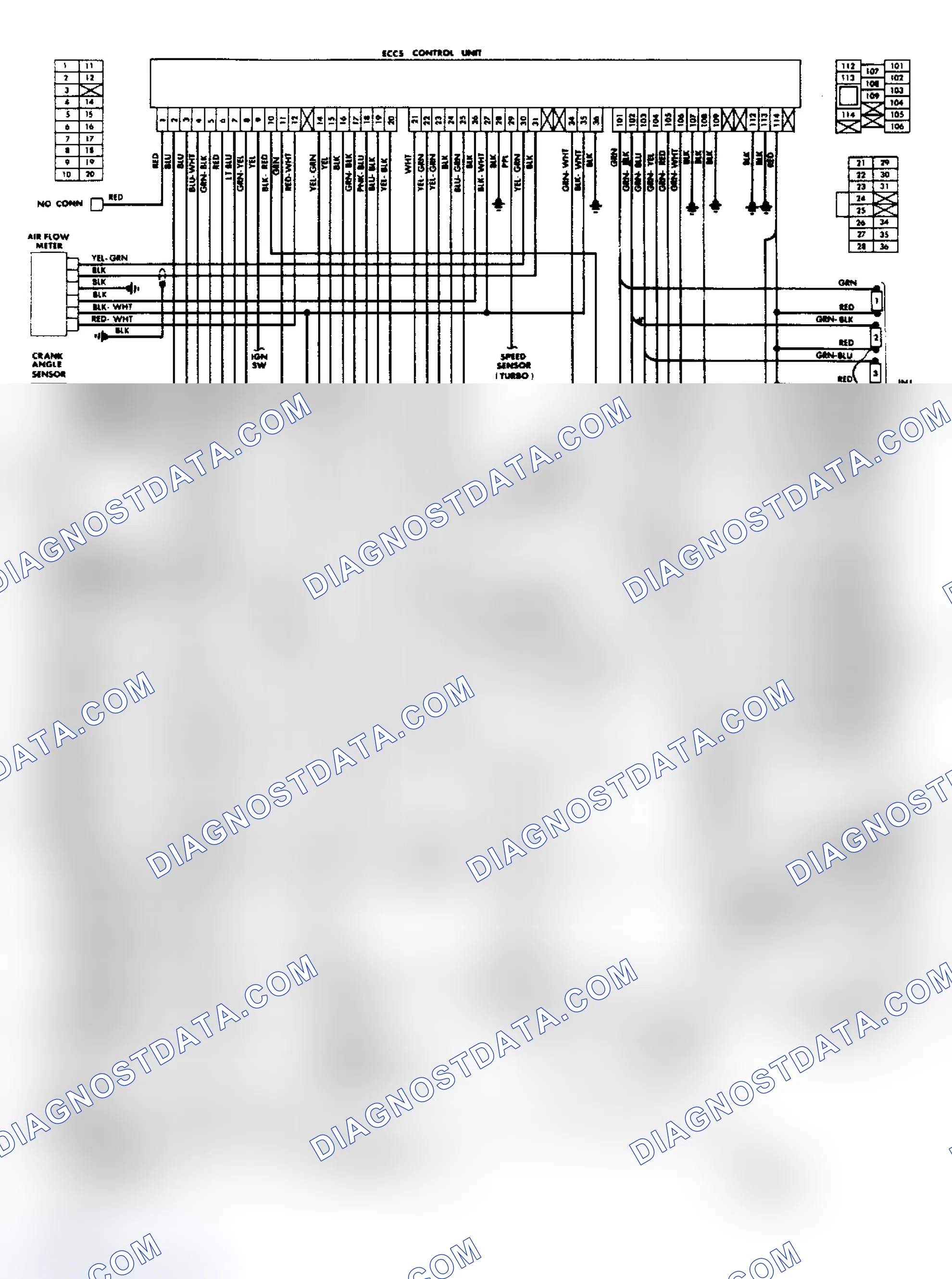 Scheme 46: ECCS Wiring Diagram (300ZX & 300ZX Turbo)