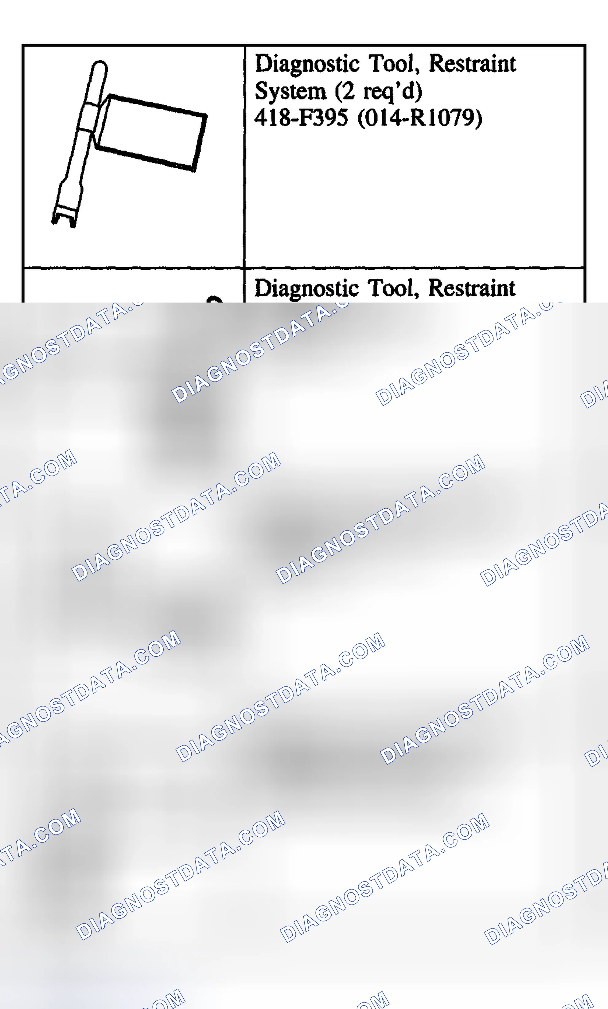 Scheme 134: Special Tool(s)