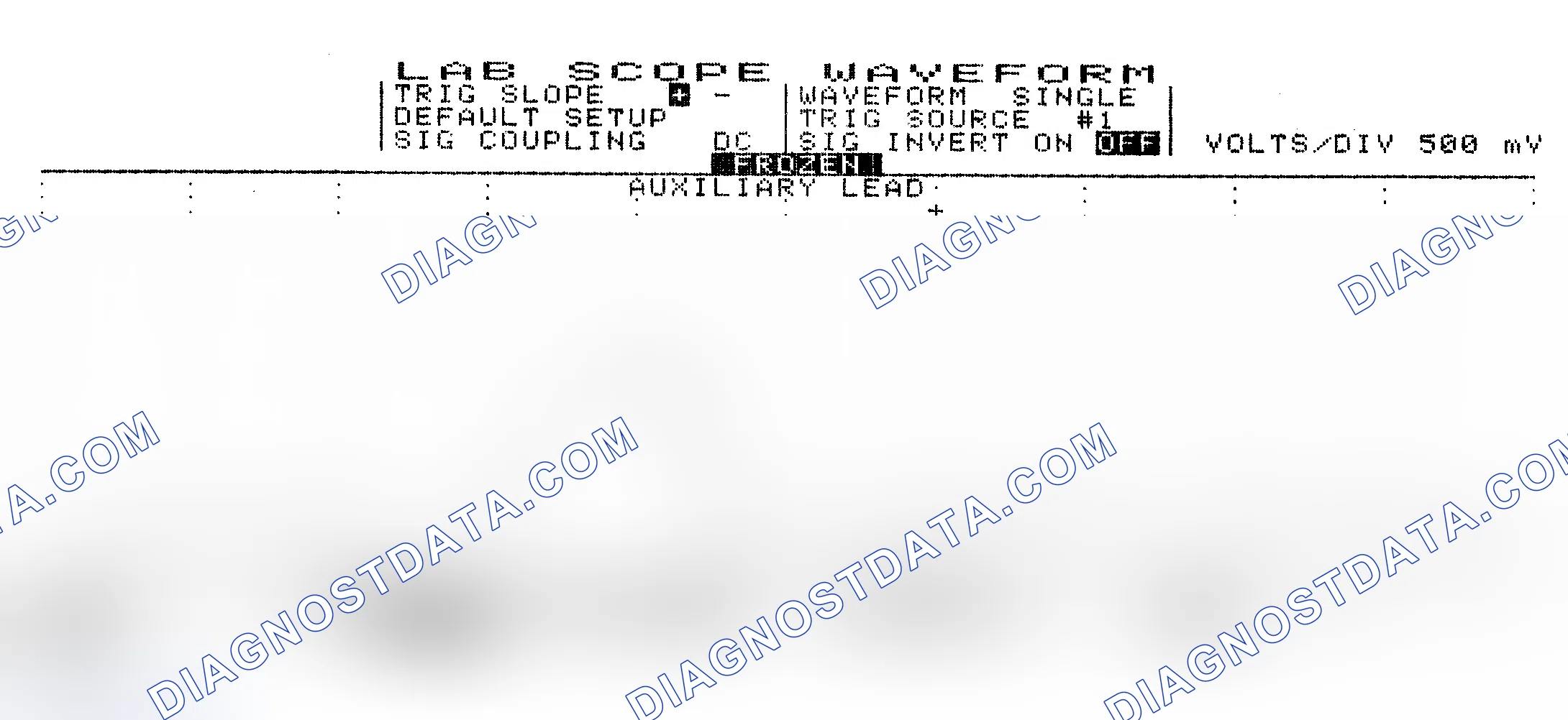 Scheme 10: Single Injector w/Excessive Current Flow - Current Pattern