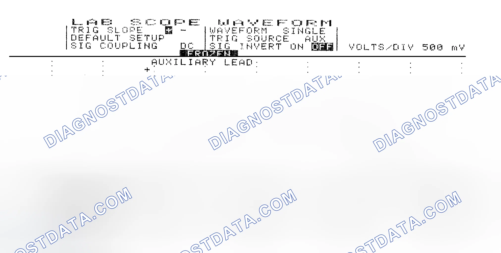 Scheme 14: Single Injector w/Excessive Current Flow - Current Pattern