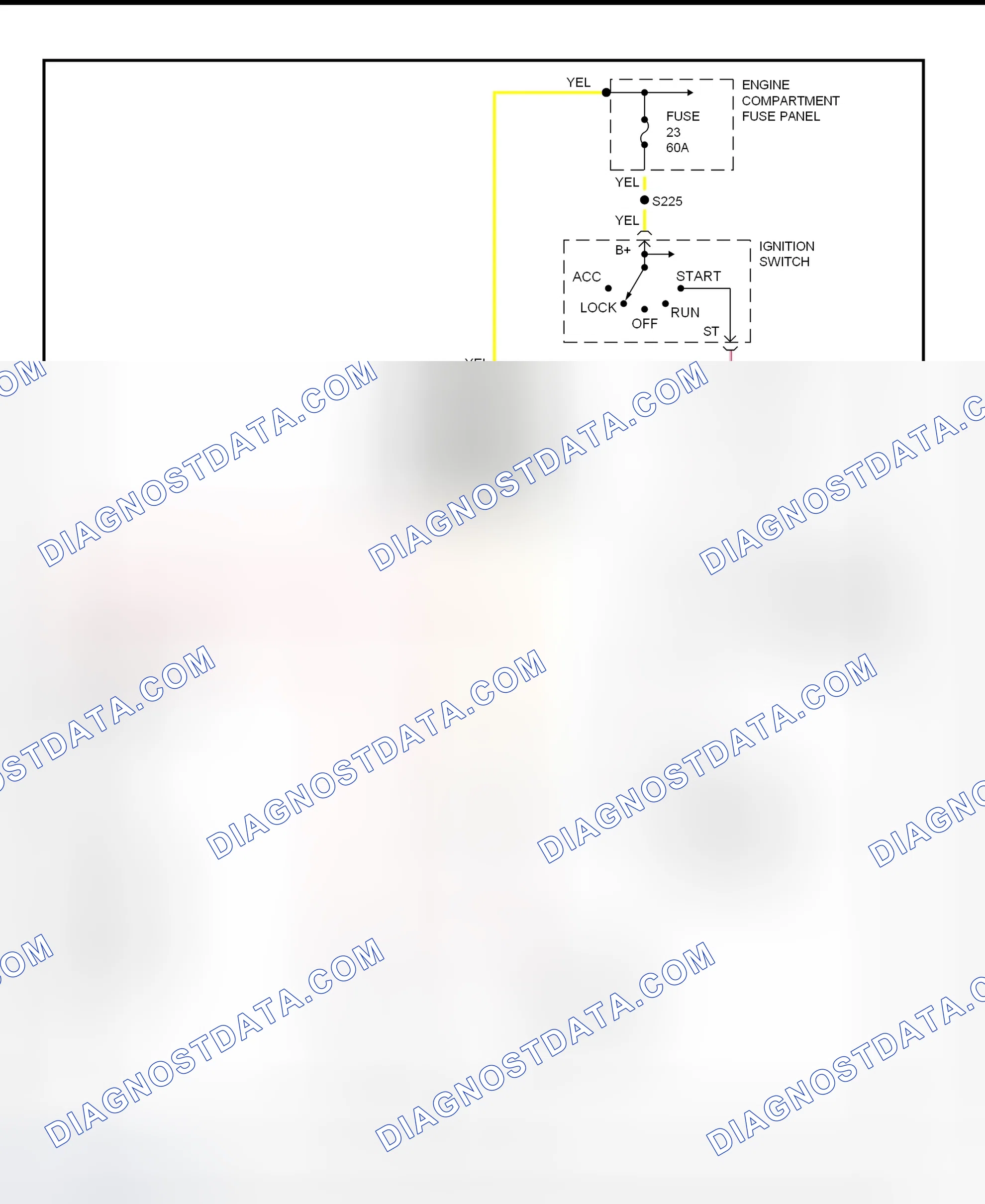 Scheme 1: Starter System Wiring Diagram