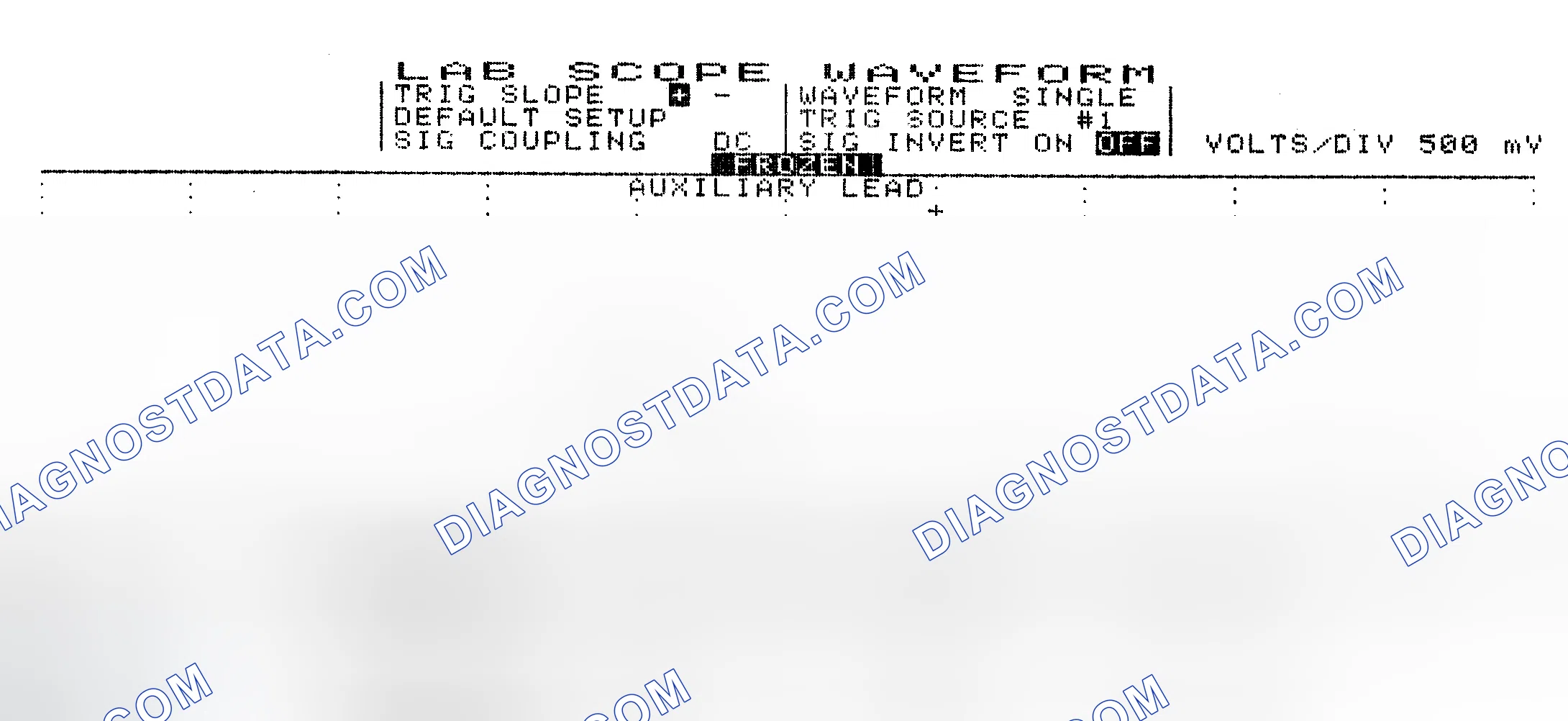 Scheme 10: Single Injector w/Excessive Current Flow - Current Pattern
