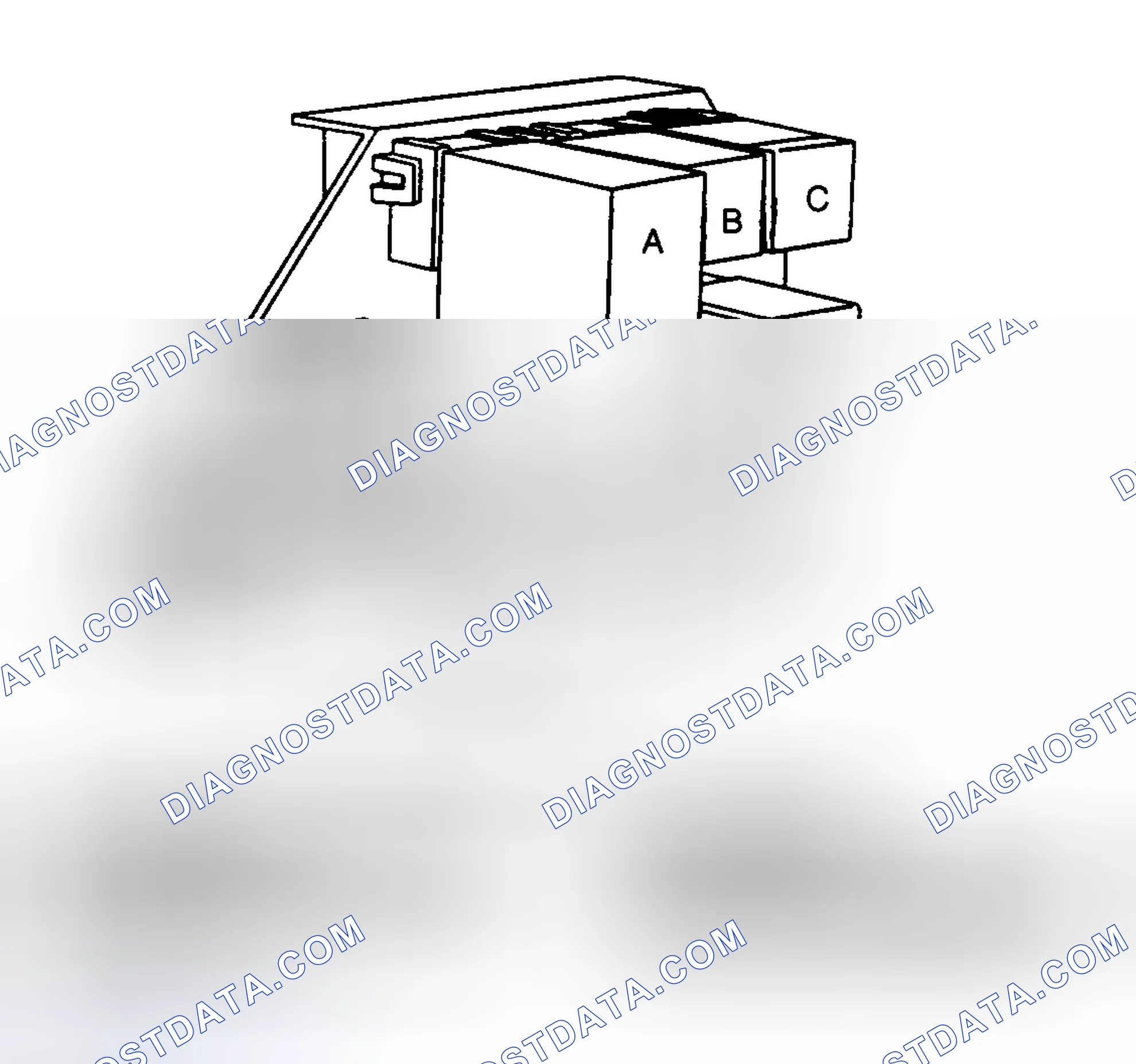 Scheme 20: Locating Fuel Pump Relay (B. Fuel Injection System Relay)