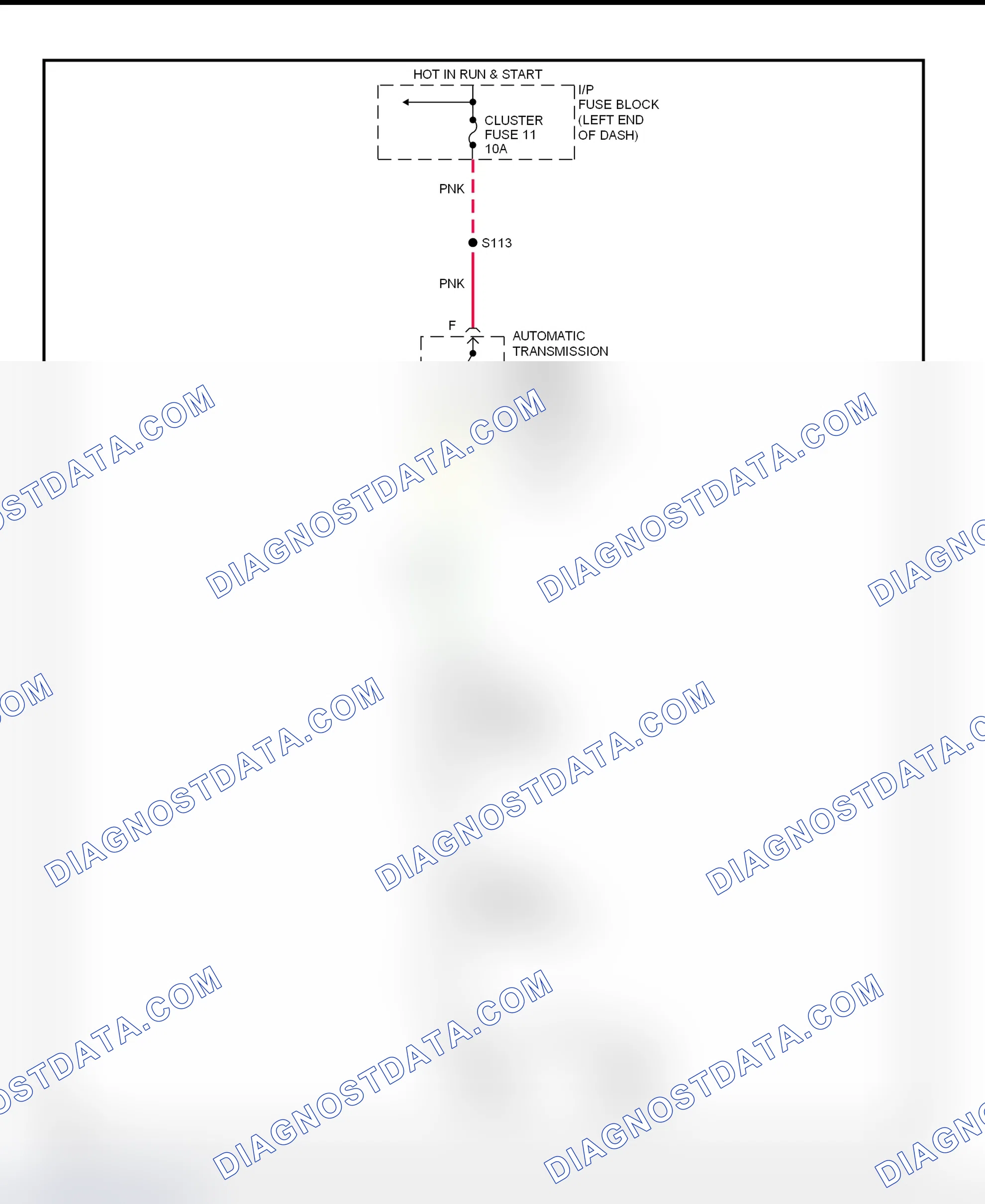 Scheme 35: Electronic Park Lock System Wiring Diagram (2001 Bravada & Jimmy - With Floor Shift)