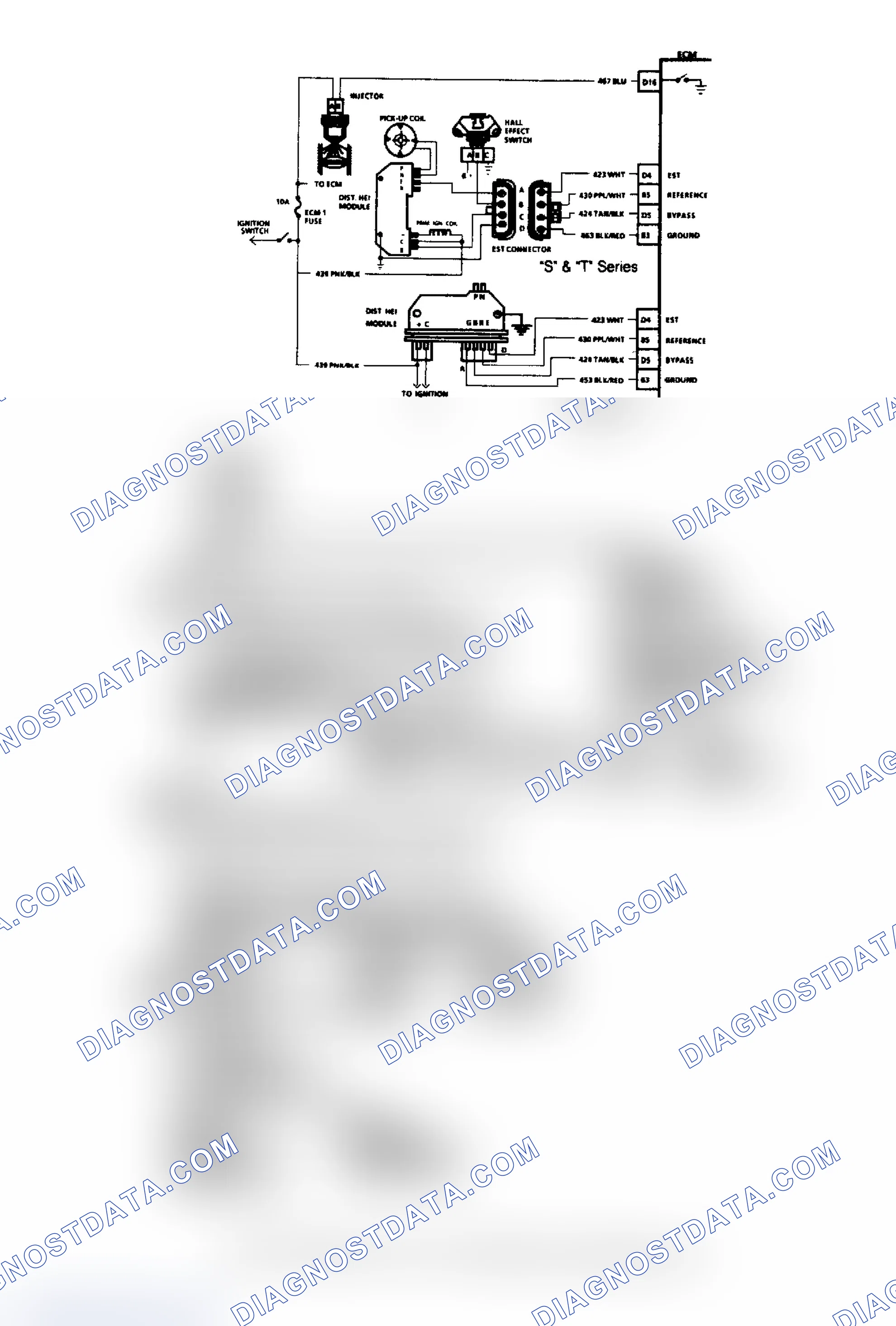 Scheme 33: Chart A4, Injector Circuit Diagnosis (2.5L)
