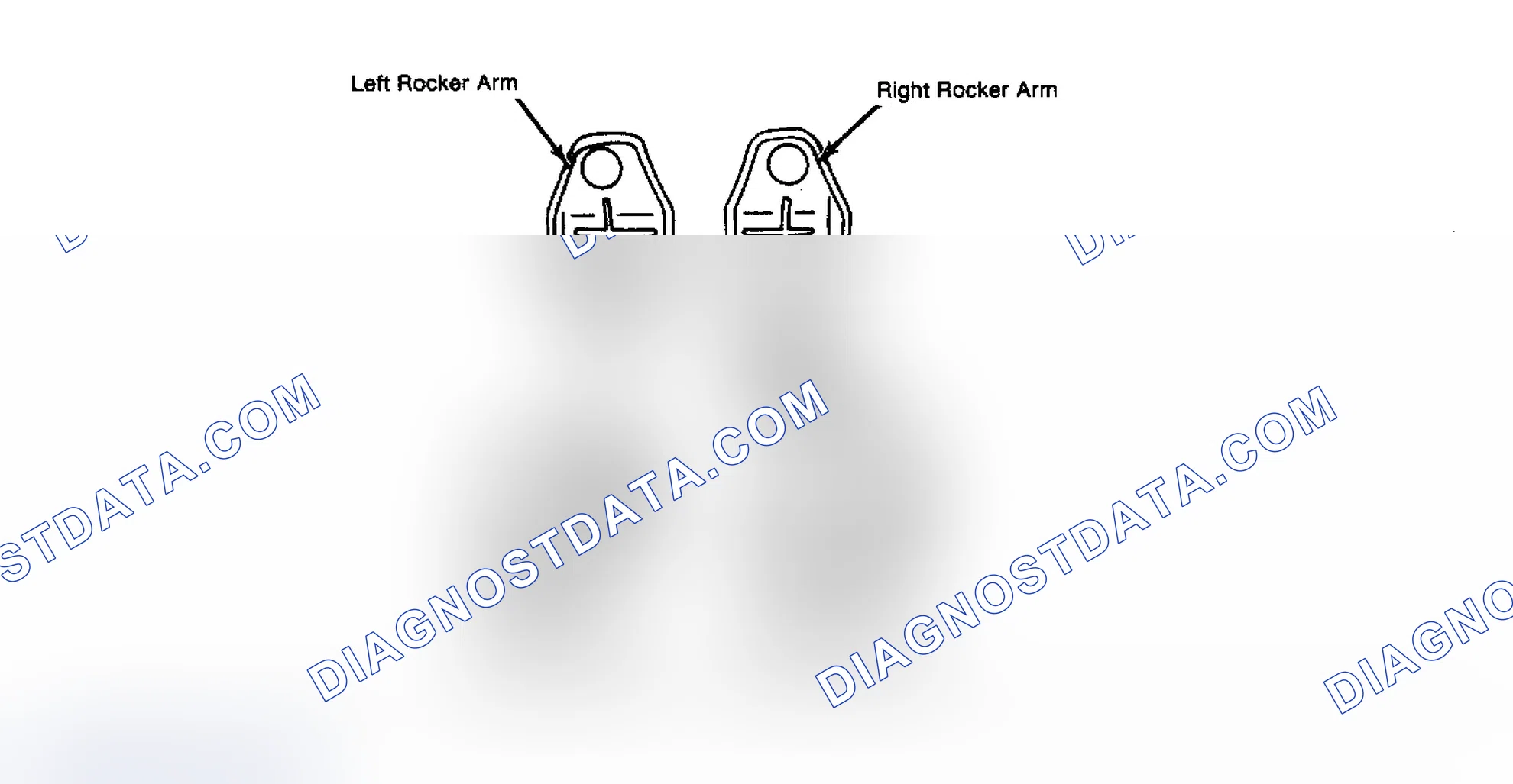Scheme 20: Identifying Rocker Arms Note difference in rocker arms.